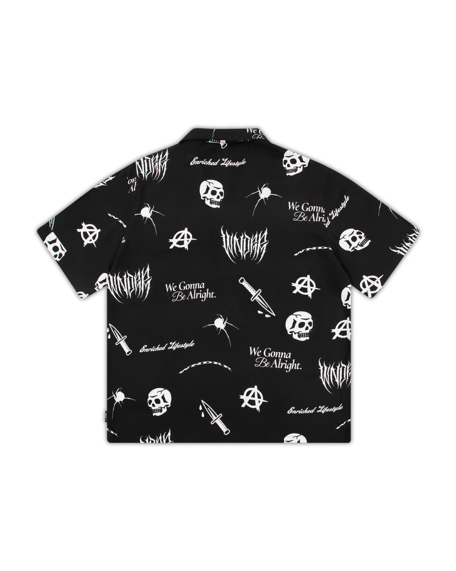 DESPAIR S/S PRINT SHIRT - BLACK