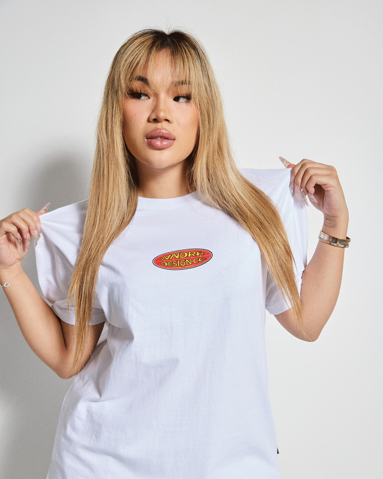 INTERNATIONAL BOX FIT TEE - WHITE