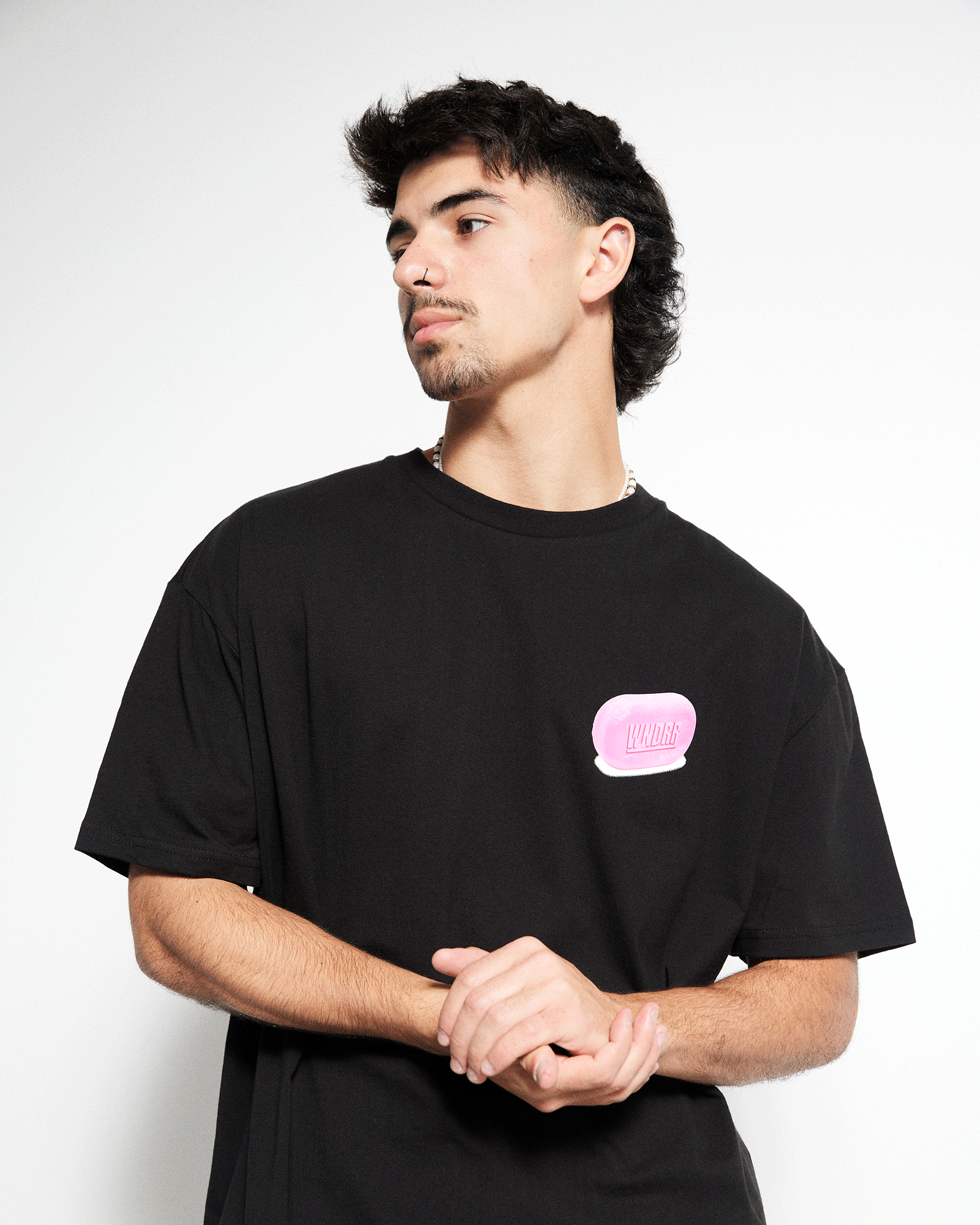 CLEANSE BOX FIT TEE - BLACK