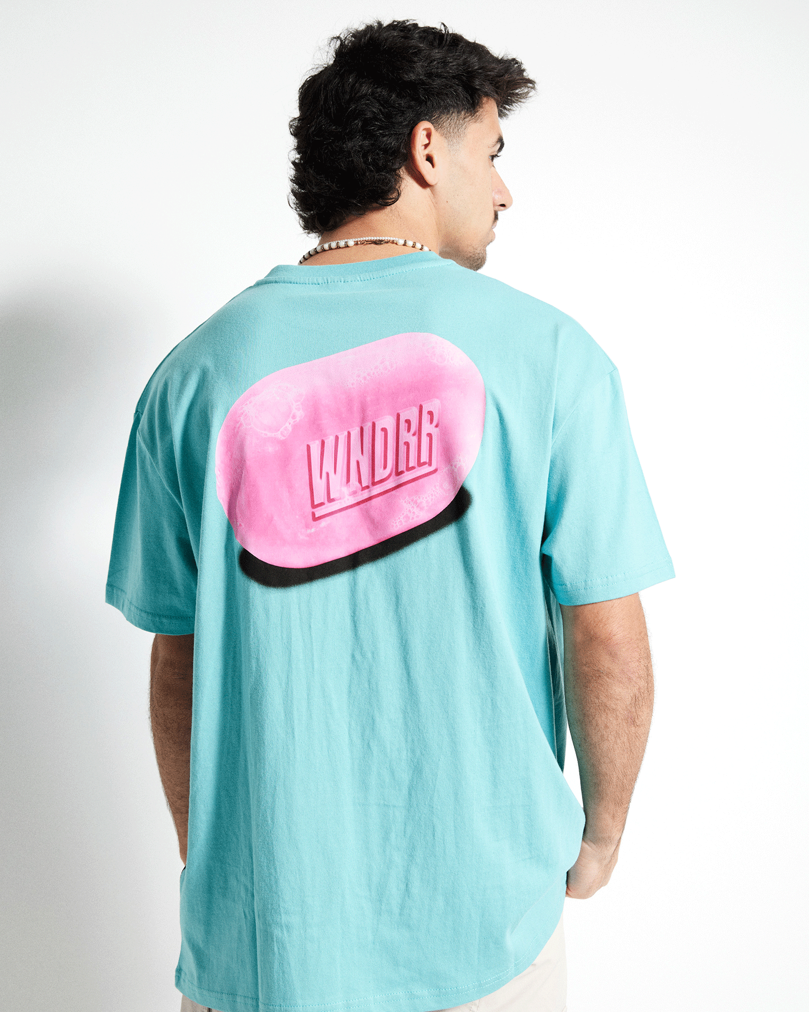 CLEANSE BOX FIT TEE - TEAL