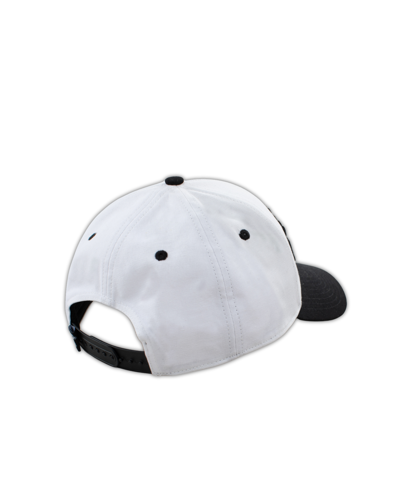 EQUIP HIGH RISE CAP - WHITE/BLACK
