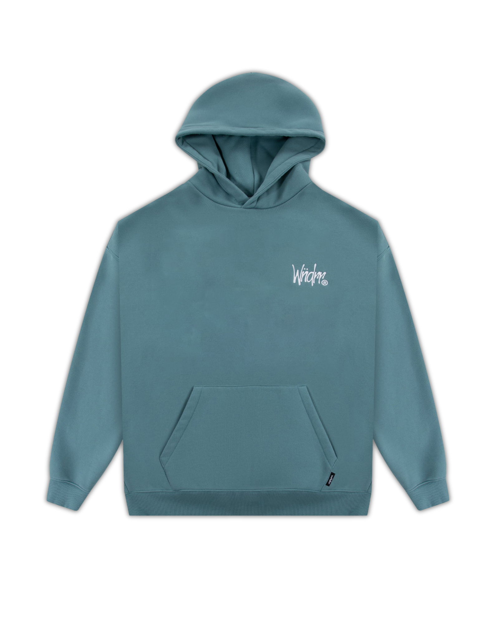 FRAYED HOOD SWEAT - DUSK BLUE