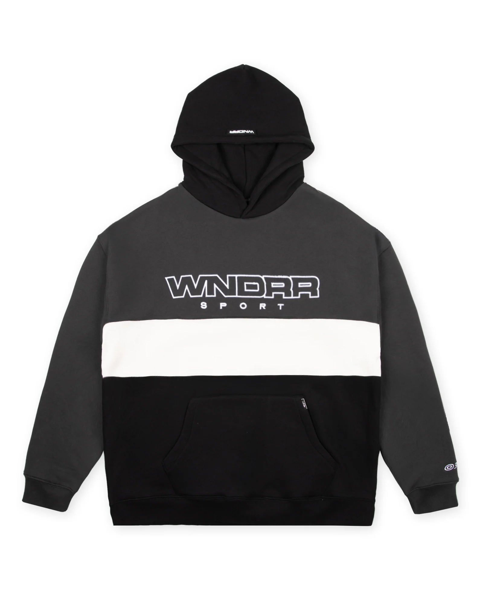 STARTER PANEL HOOD SWEAT - BLACK