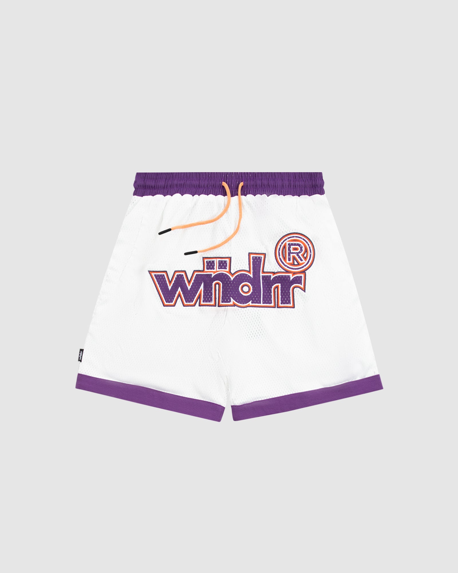 OFFCUT COURT SHORT - WHITE/PURPLE