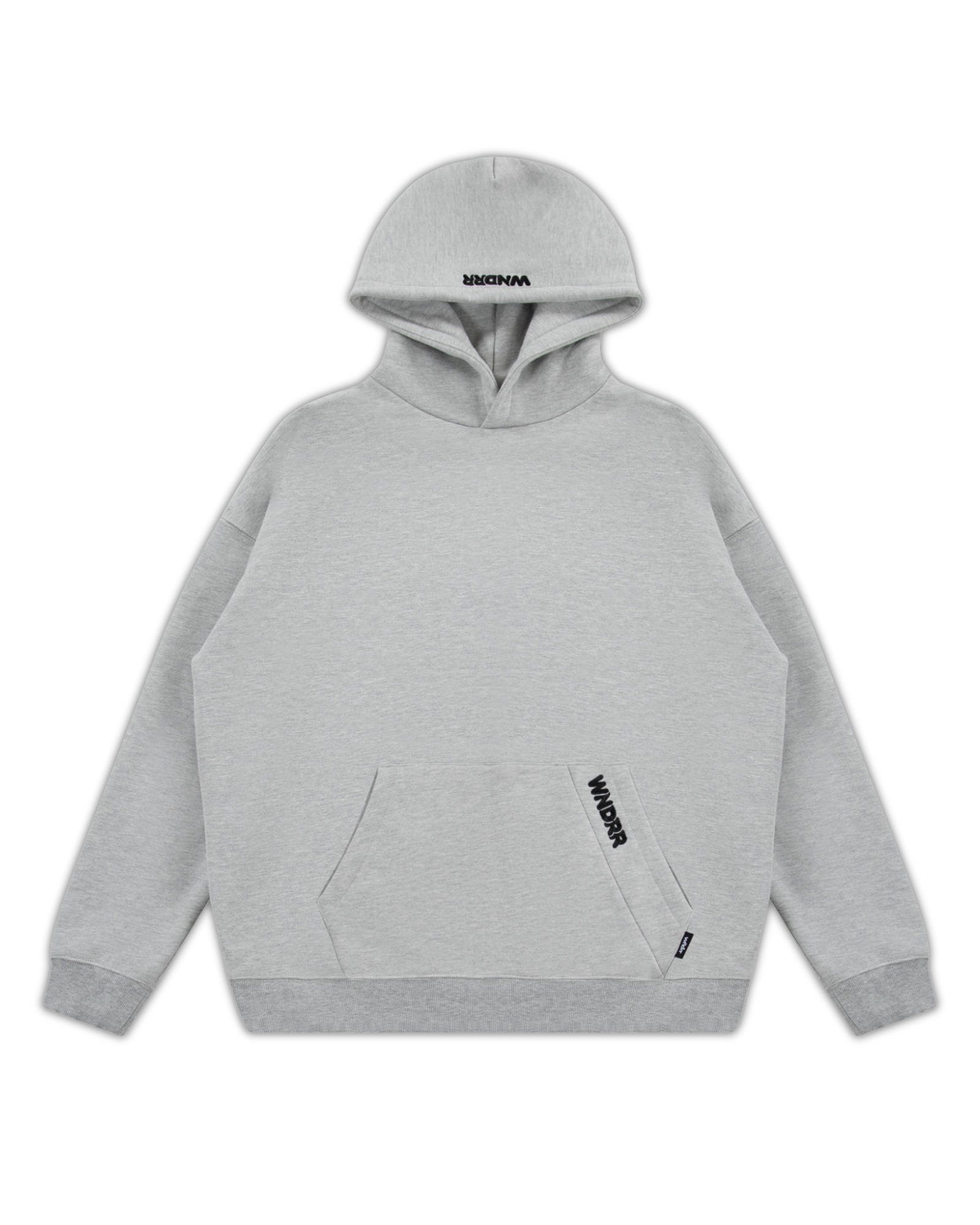 HALO HOOD SWEAT - GREY MARLE