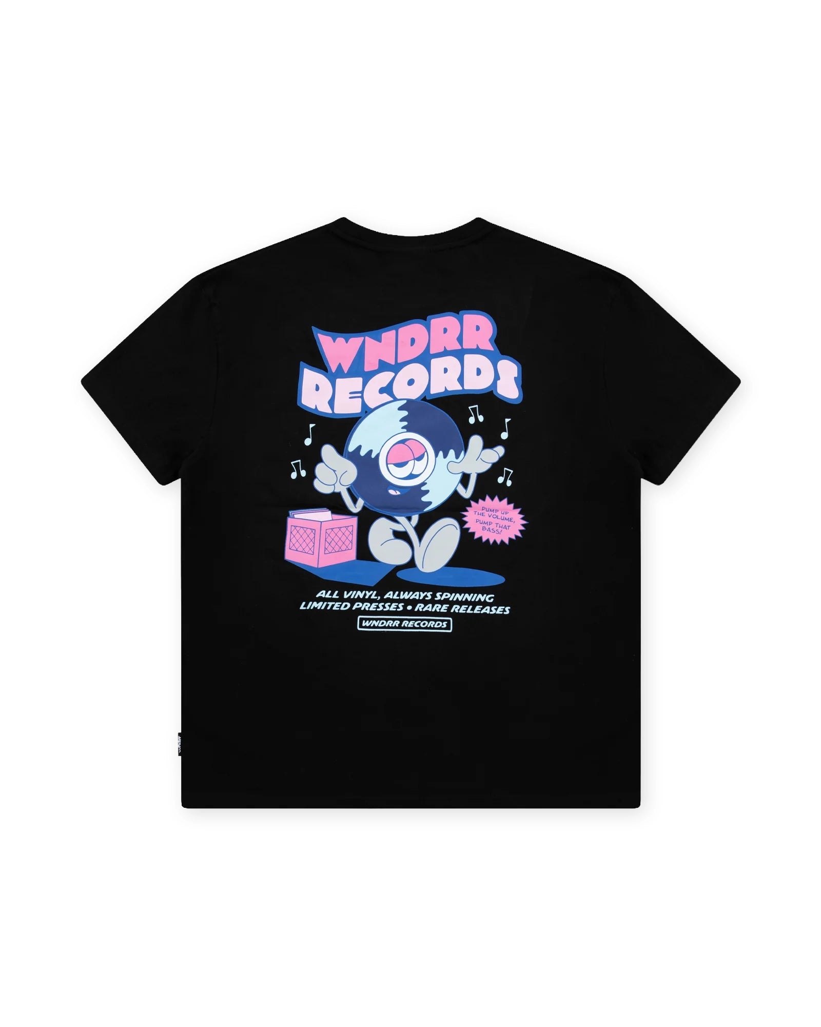 ALL VINYL BOX FIT TEE - BLACK