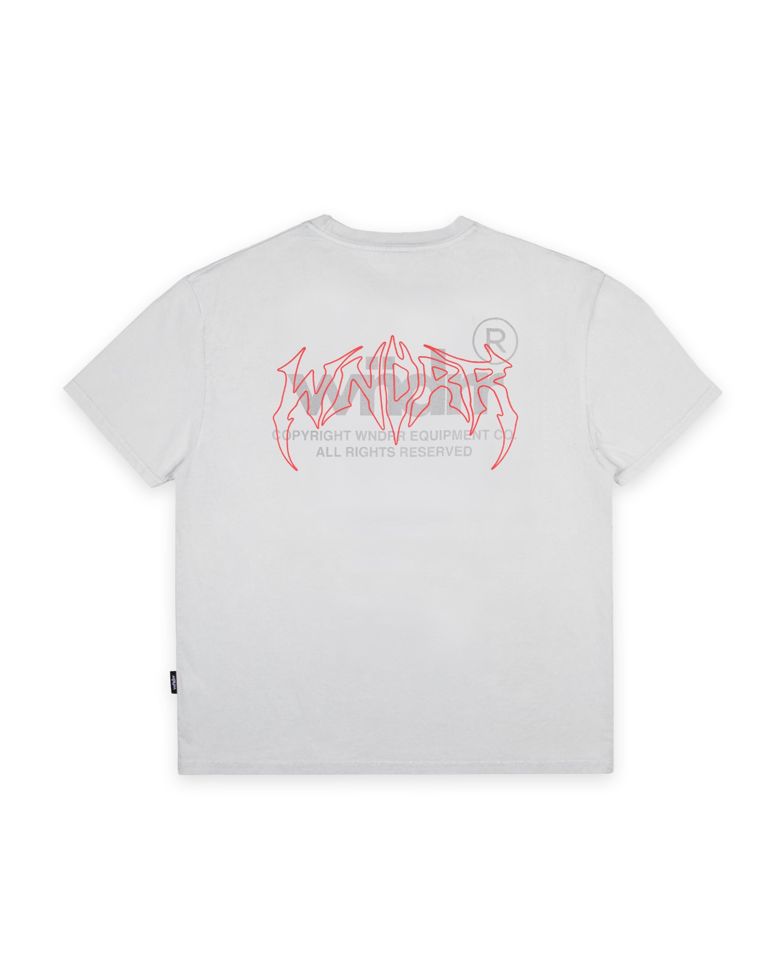 SHUTDOWN BOX FIT TEE - OYSTER
