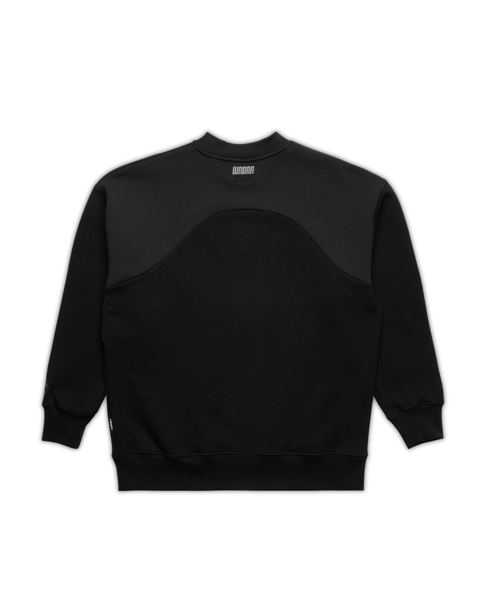 LIMITZ PANEL CREW SWEAT - BLACK