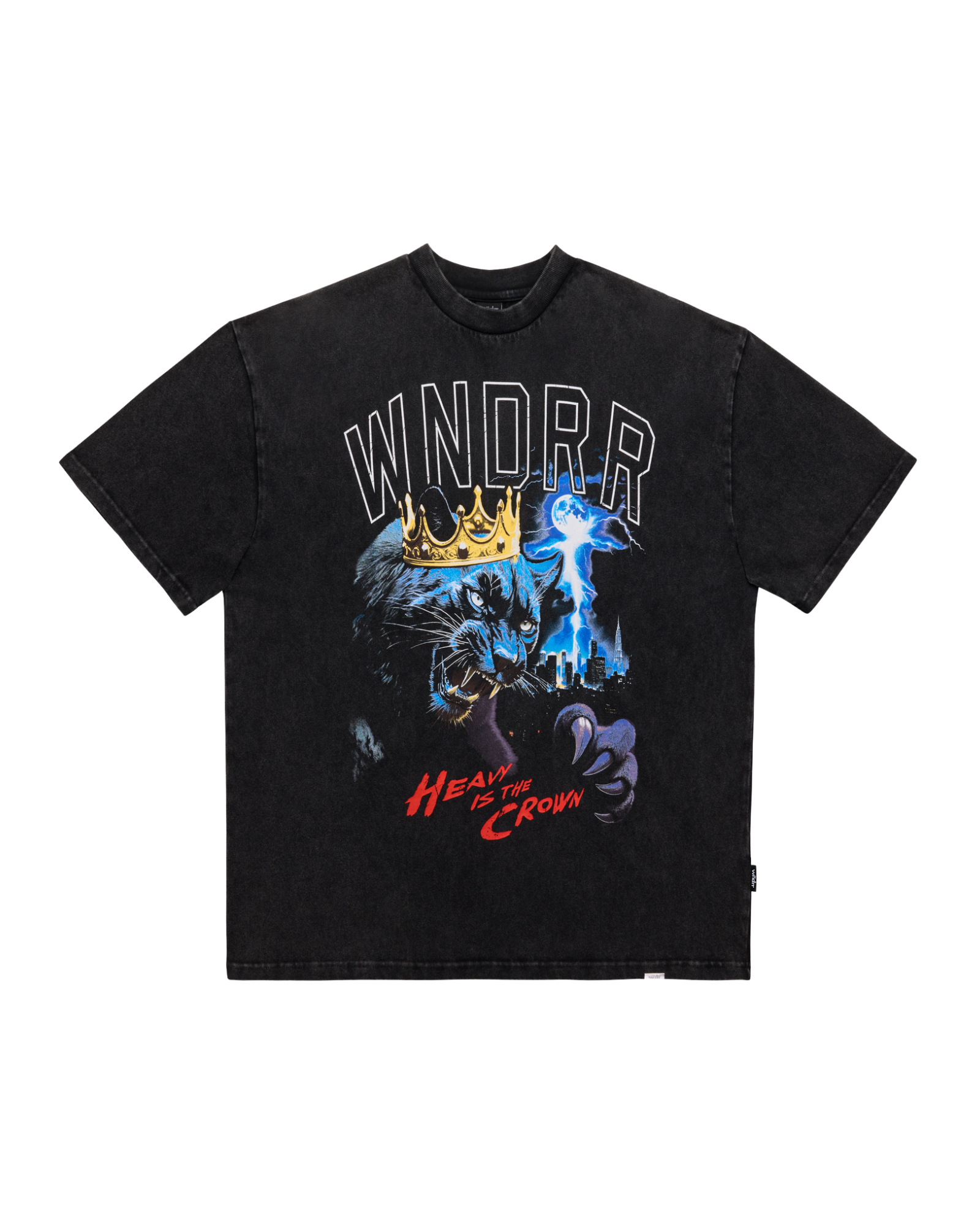 MONARCH HEAVY WEIGHT TEE - WASHED BLACK