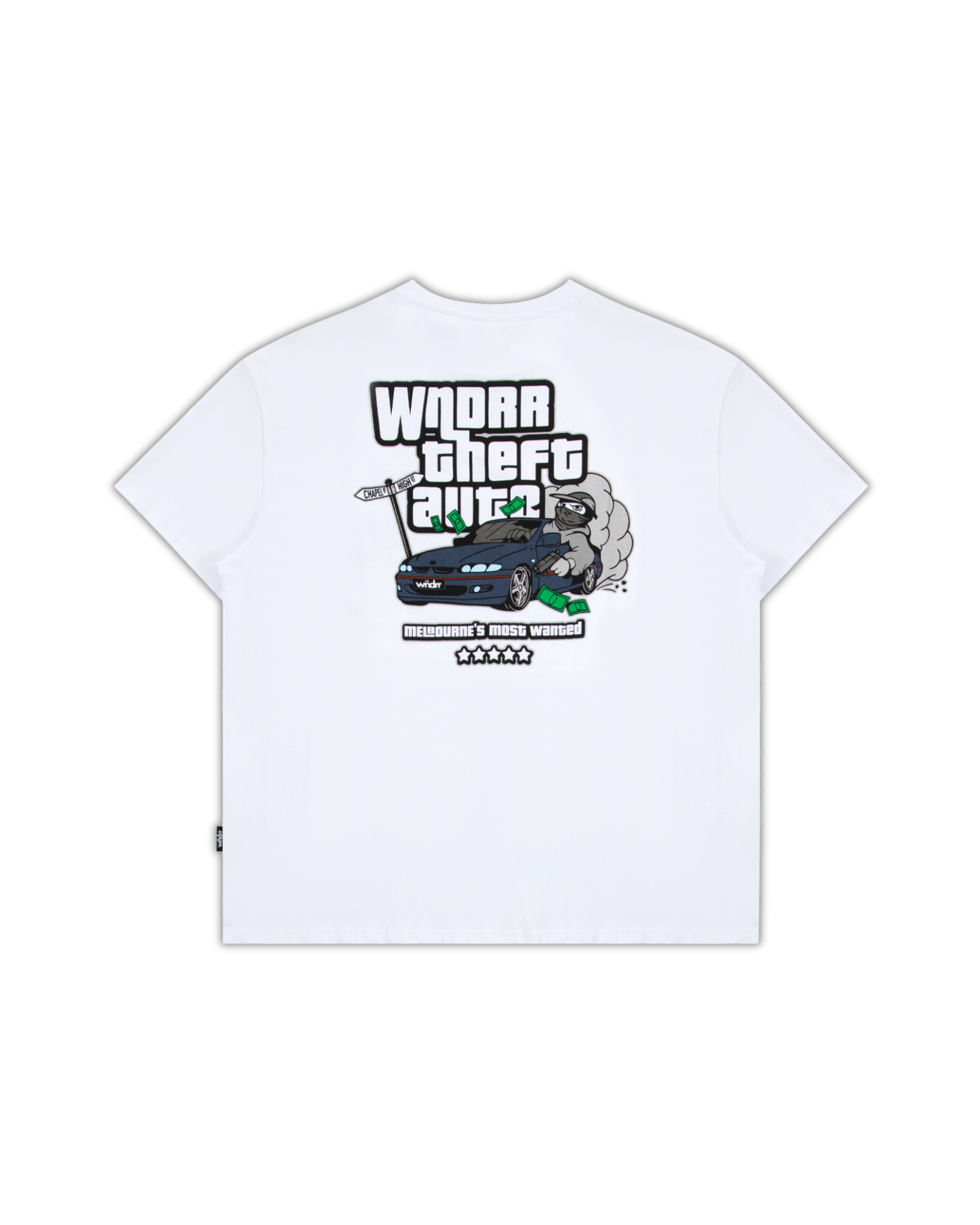 MOST WANTED BOX FIT TEE - WHITE
