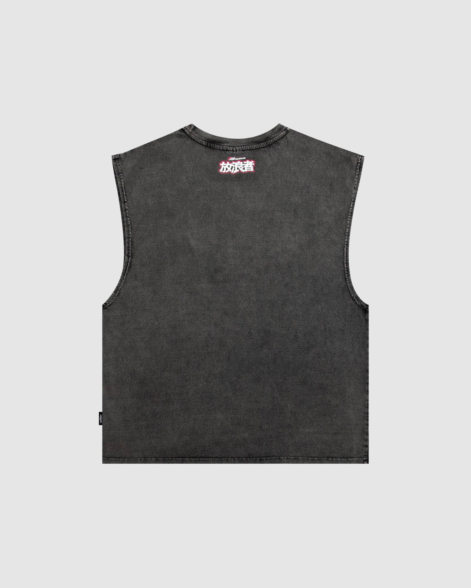 SPEEDHUNTER VINTAGE MUSCLE TOP - WASHED BLACK
