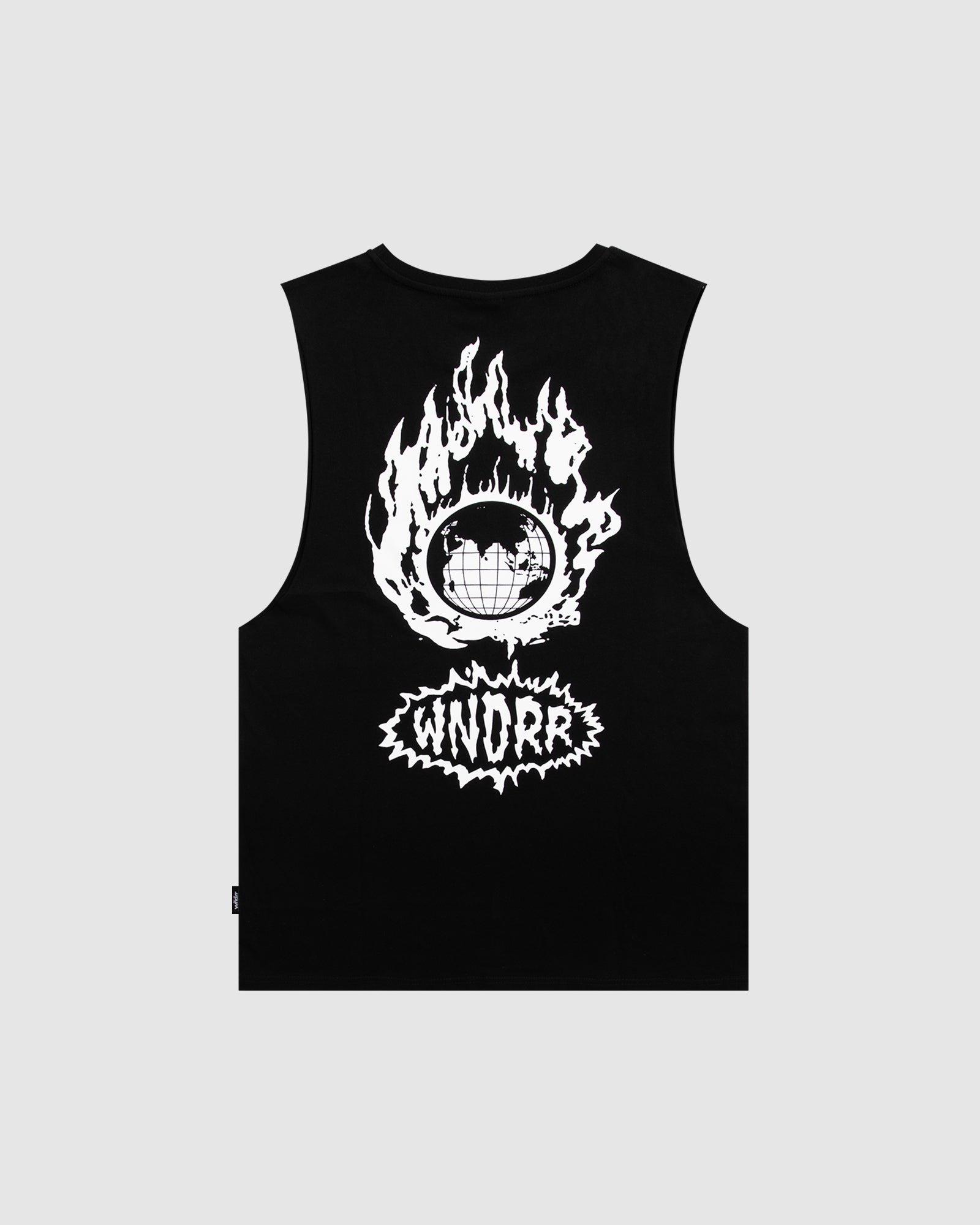 ABLAZE MUSCLE TOP - BLACK