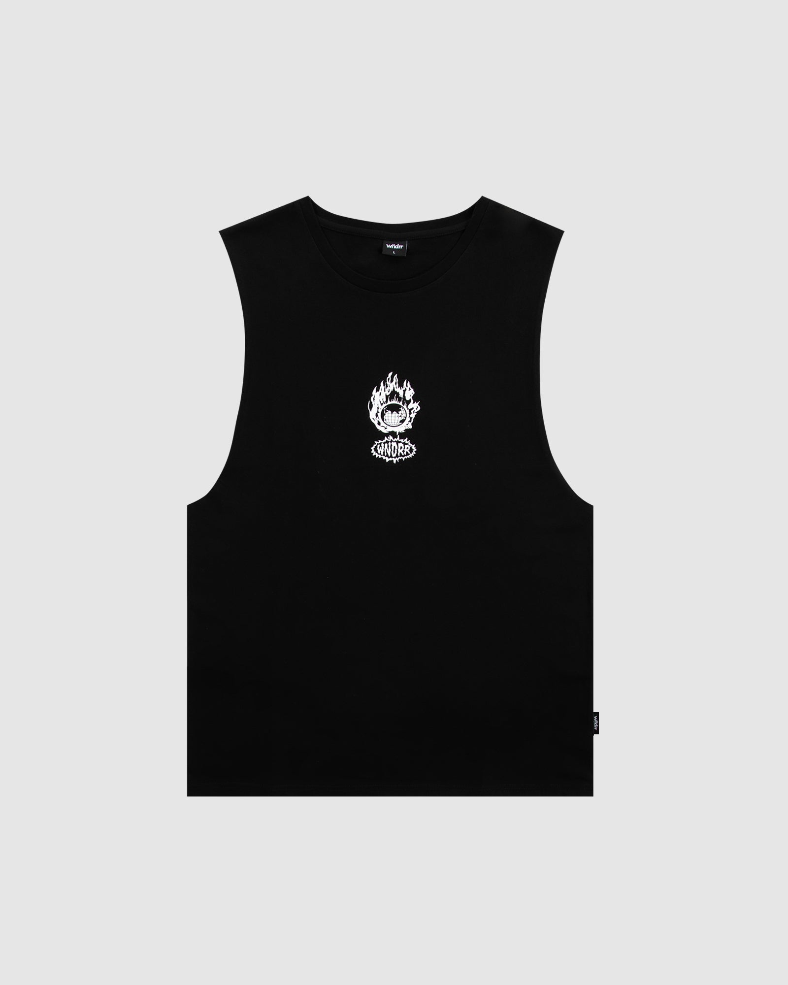 ABLAZE MUSCLE TOP - BLACK