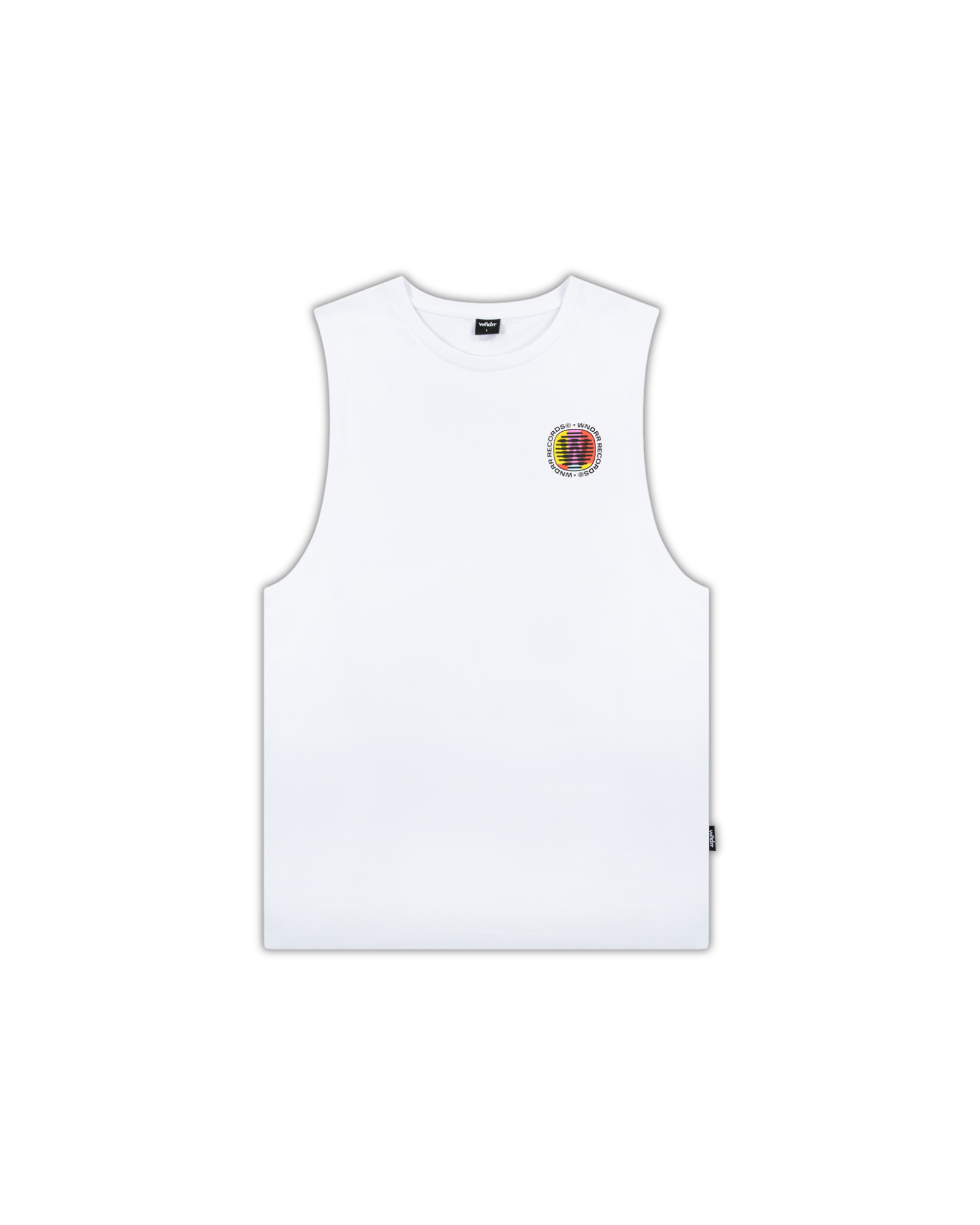 NO SIGNAL MUSCLE TOP - WHITE
