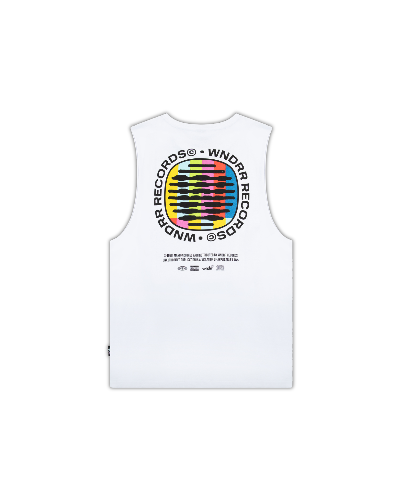 NO SIGNAL MUSCLE TOP - WHITE