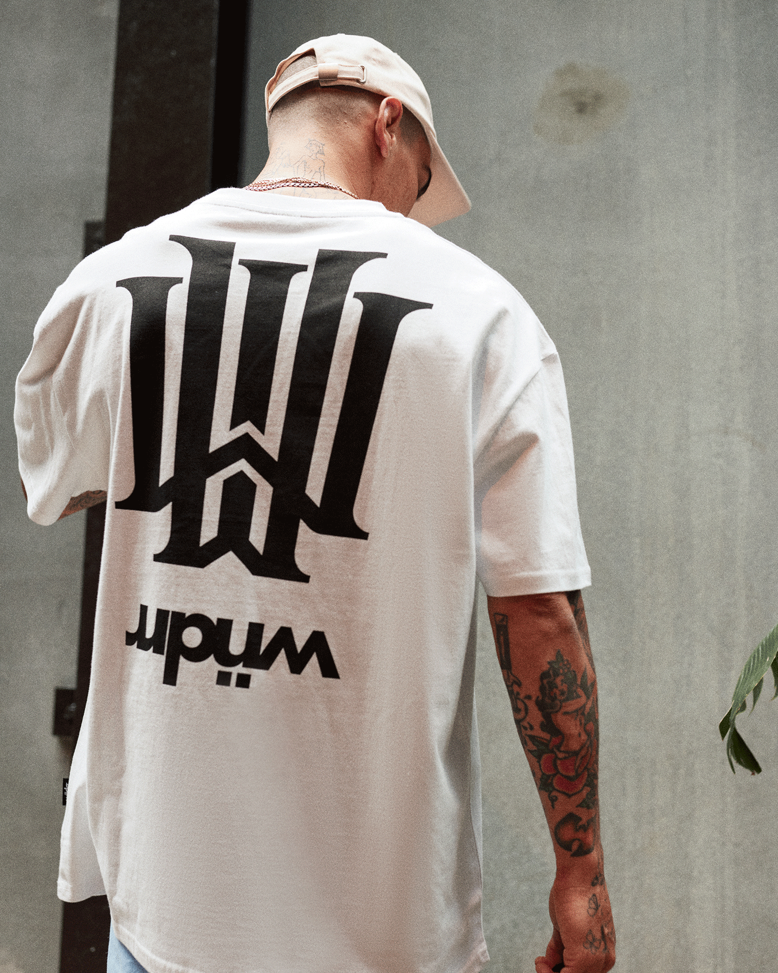 CARTELLO BOX FIT TEE - WHITE