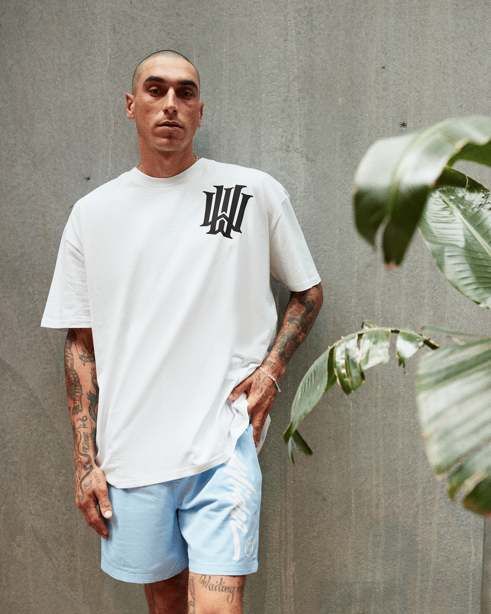 CARTELLO BOX FIT TEE - WHITE