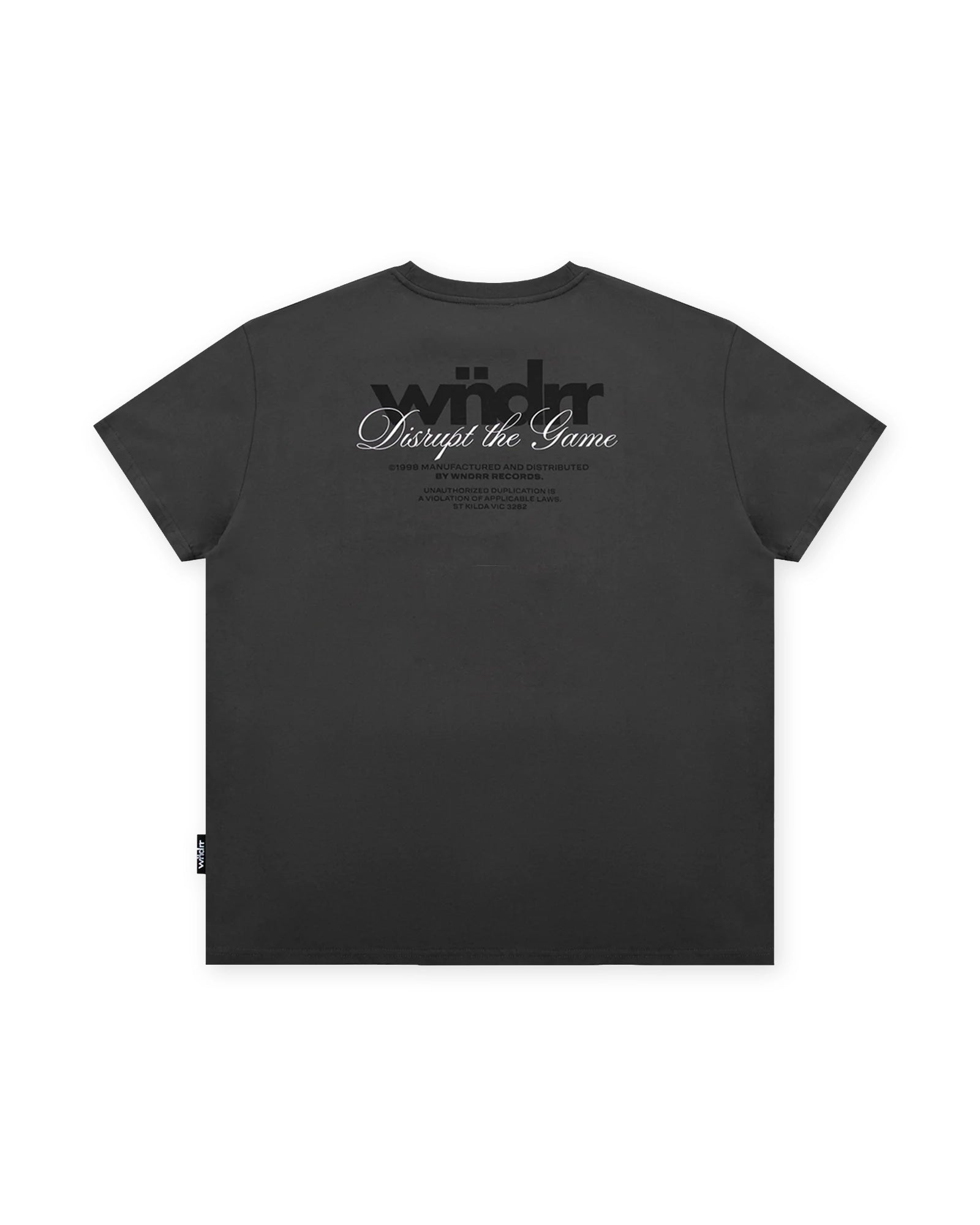 DISRUPT BOX FIT TEE - FADED BLACK