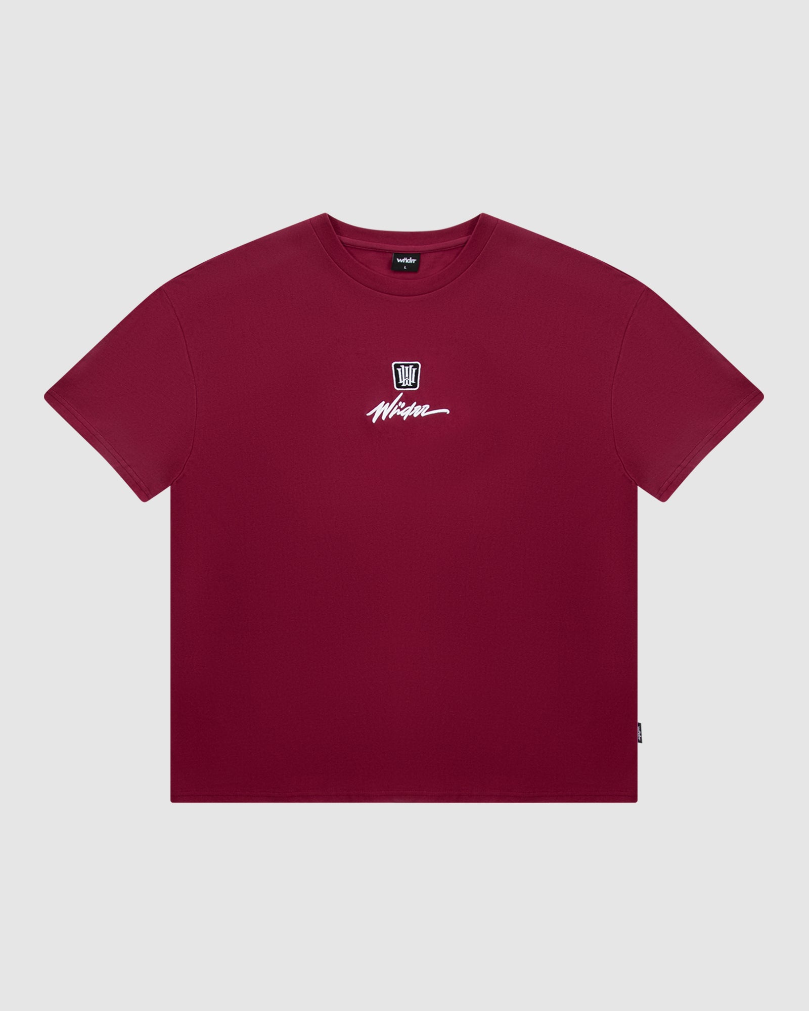 DENOTE BOX FIT TEE - BLOOD RED
