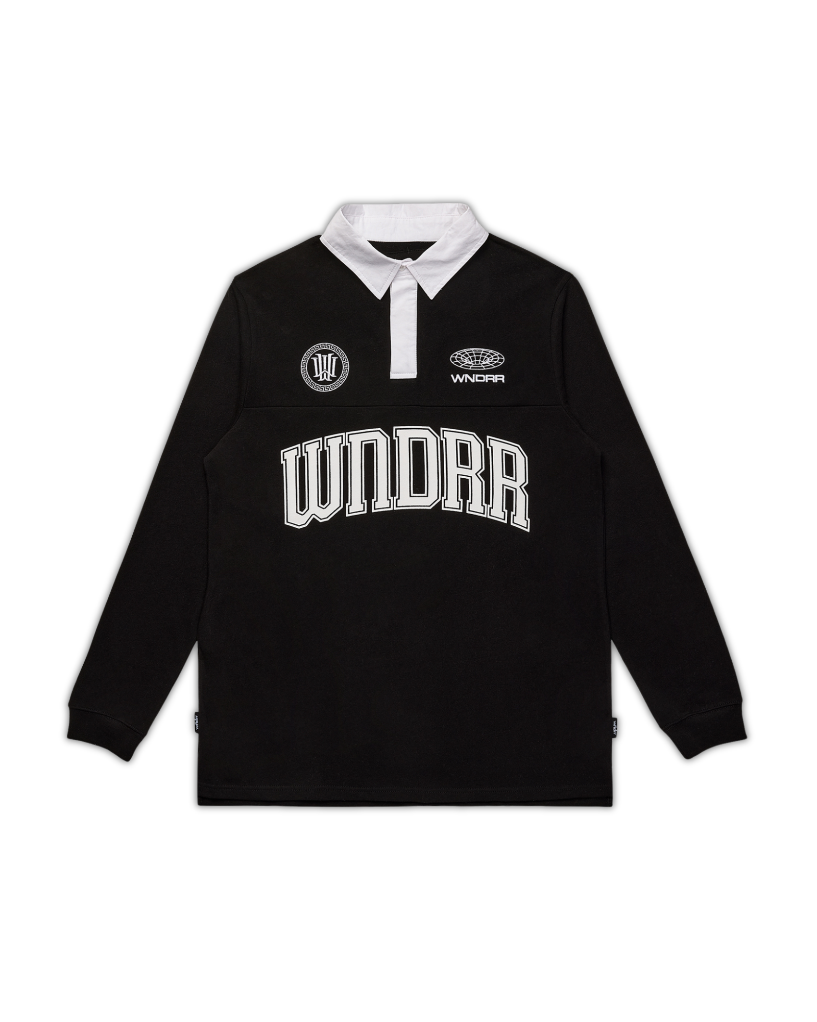 POSSESSION PANEL RUGBY POLO - BLACK