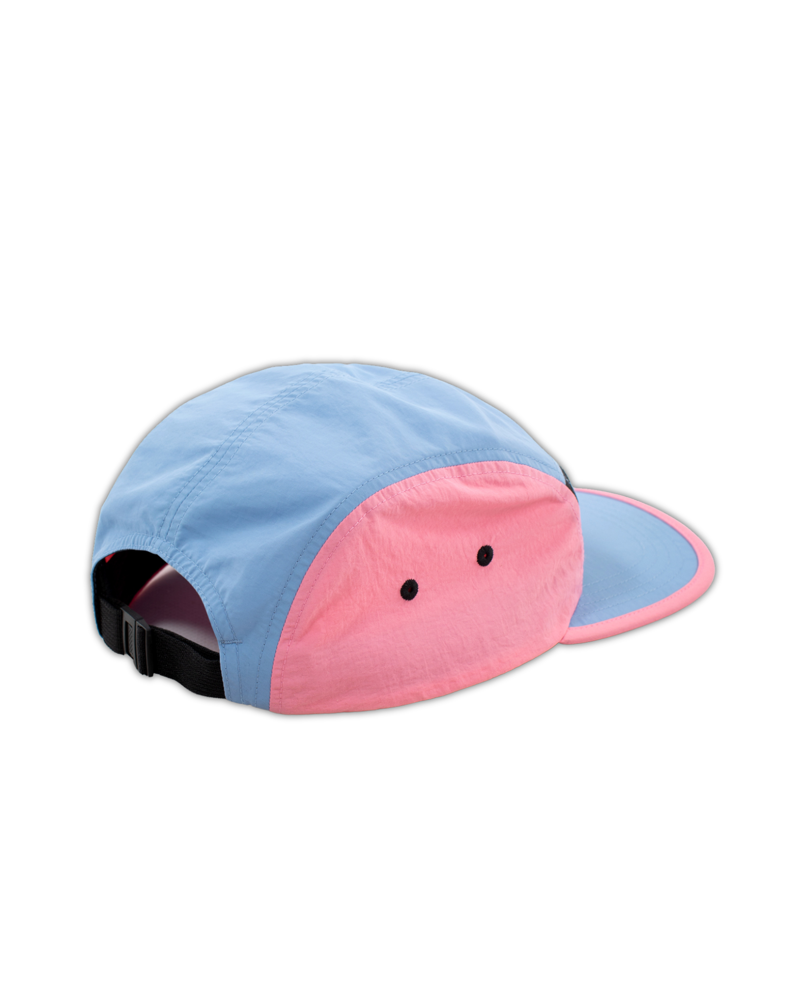 ROTHMAN 5 PANEL CAP - BLACK/PINK/BLUE