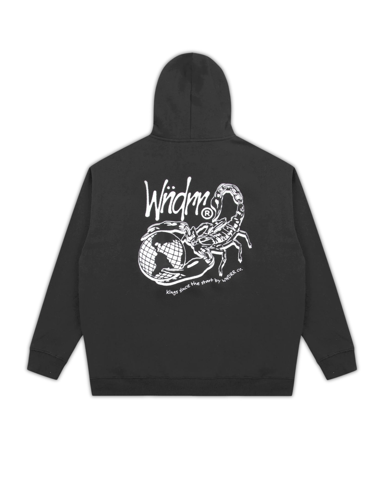 SCORPION HOOD SWEAT - FADED BLACK