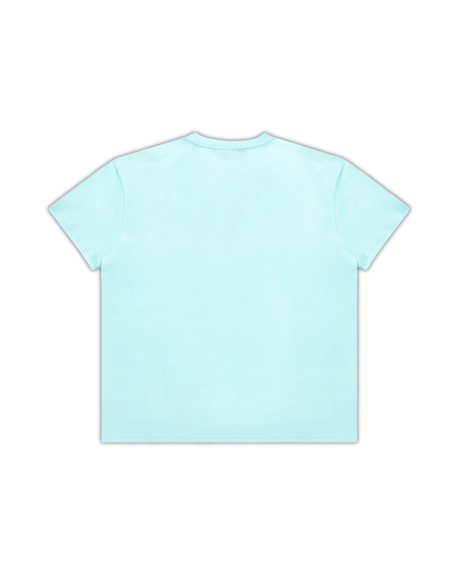 SHATTER BOX FIT TEE - BABY BLUE