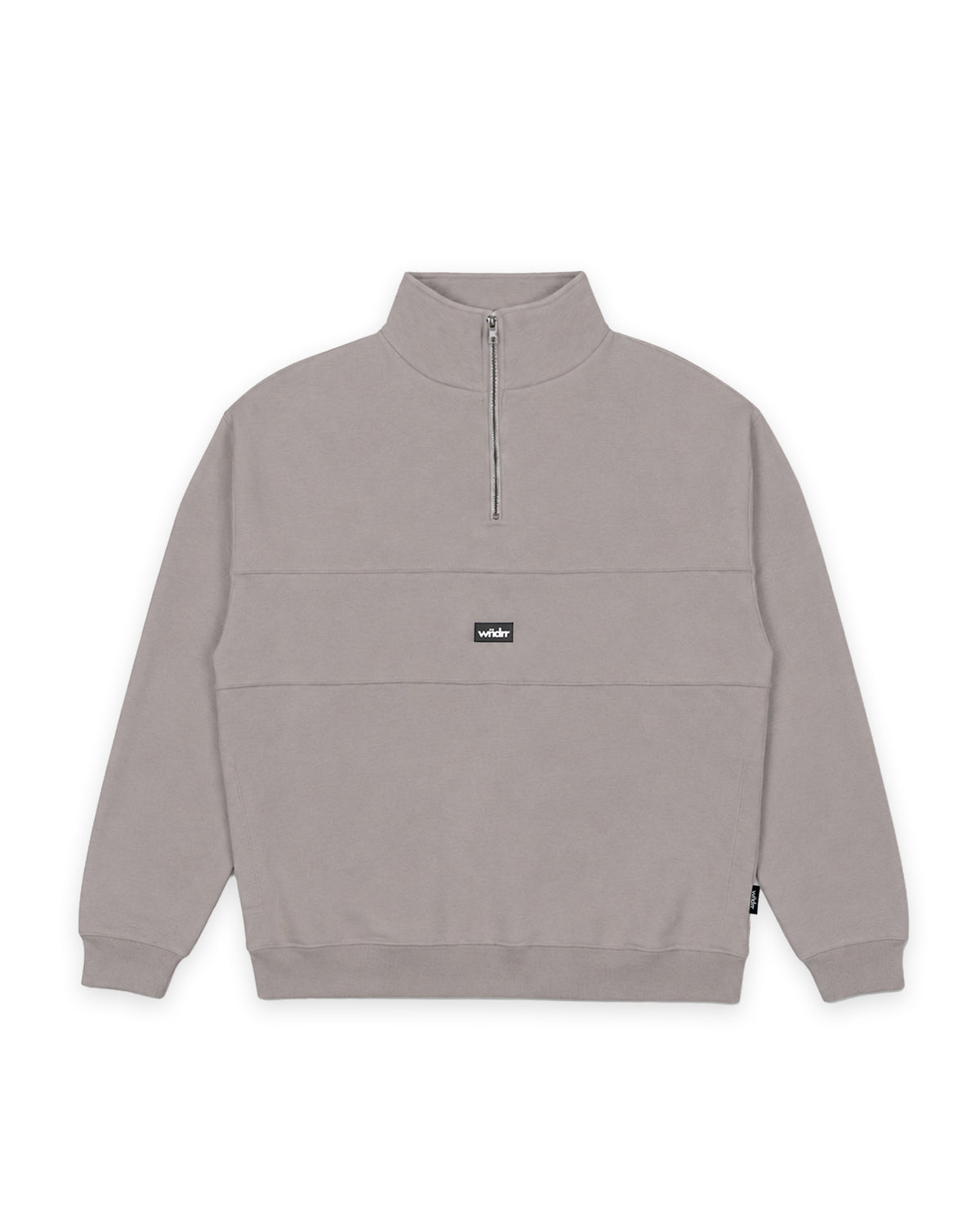 SOHO 1/4 ZIP SWEAT - MOON GREY