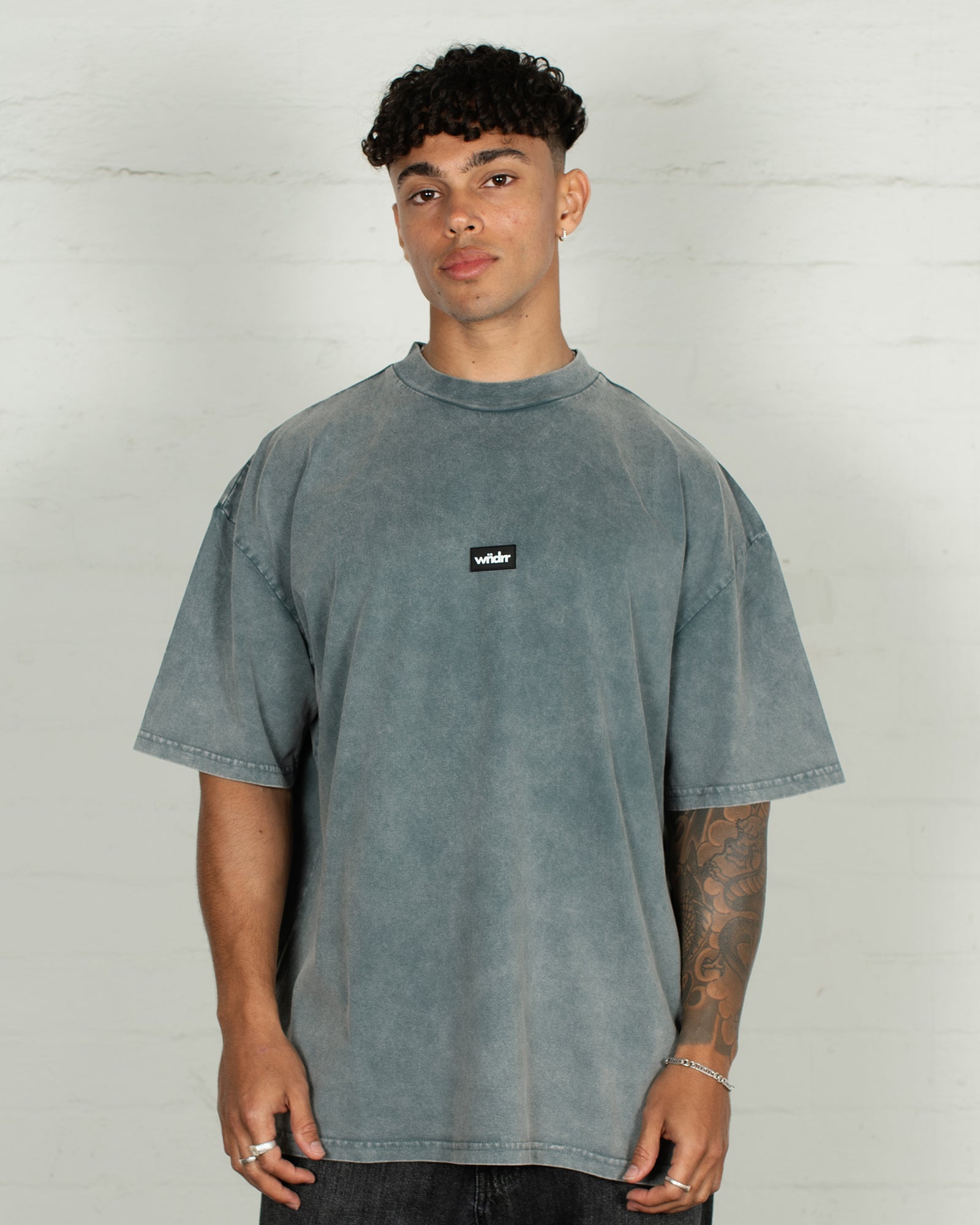 SOHO CLUB TEE - WASHED GREY