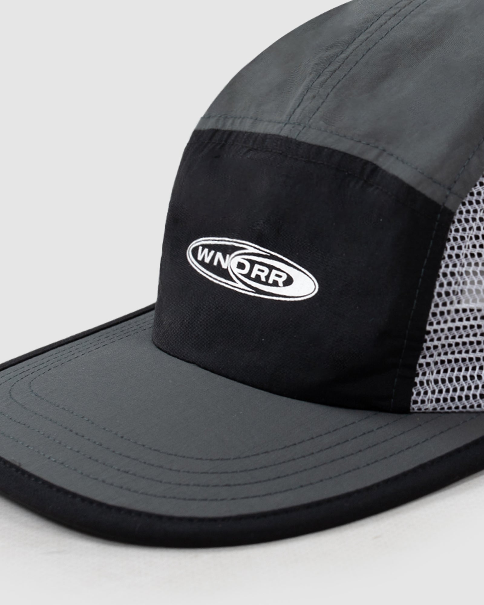 STATION 5 PANEL CAP - BLACK/GREY