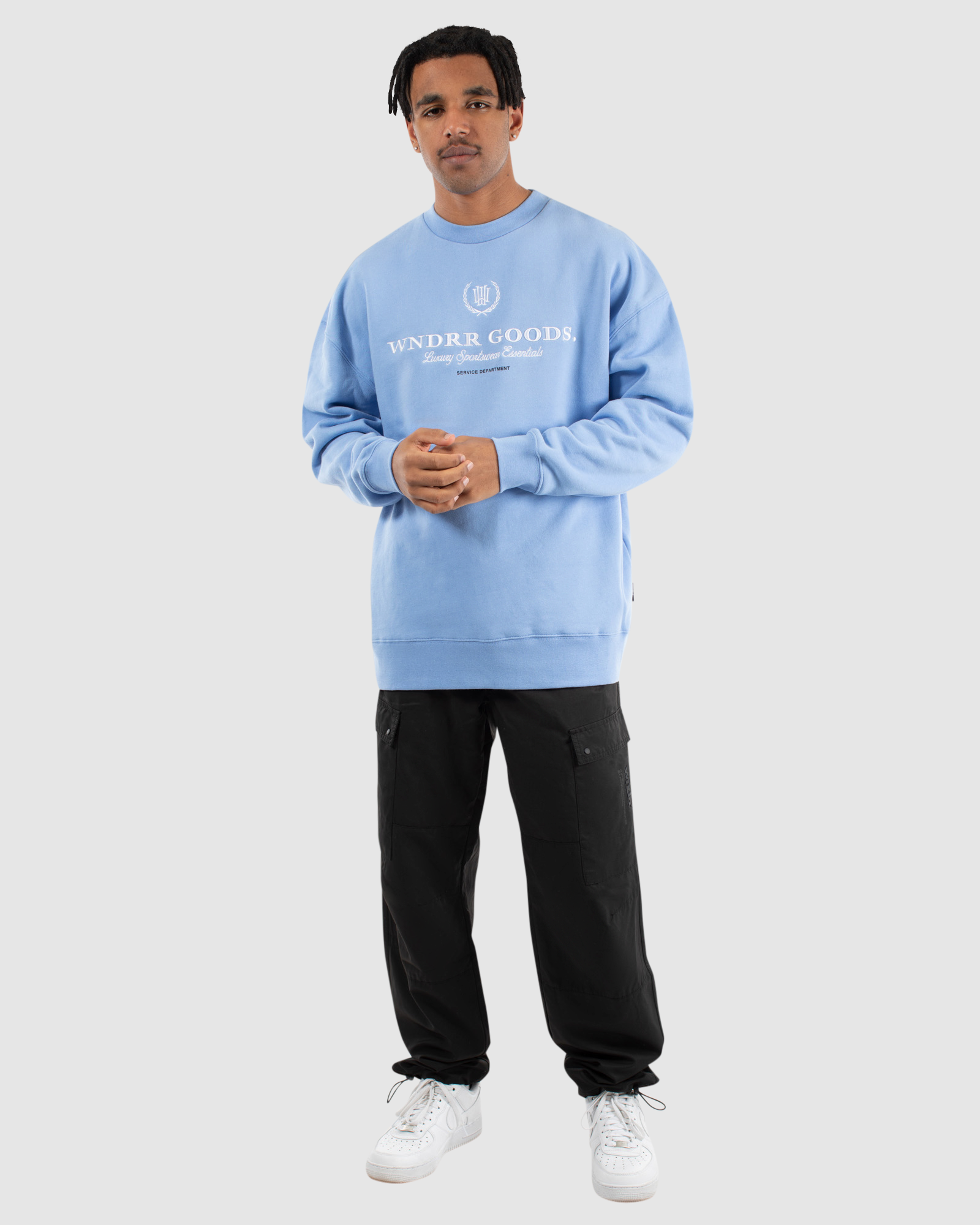 DEPARTMENT CREW SWEAT - AIR BLUE