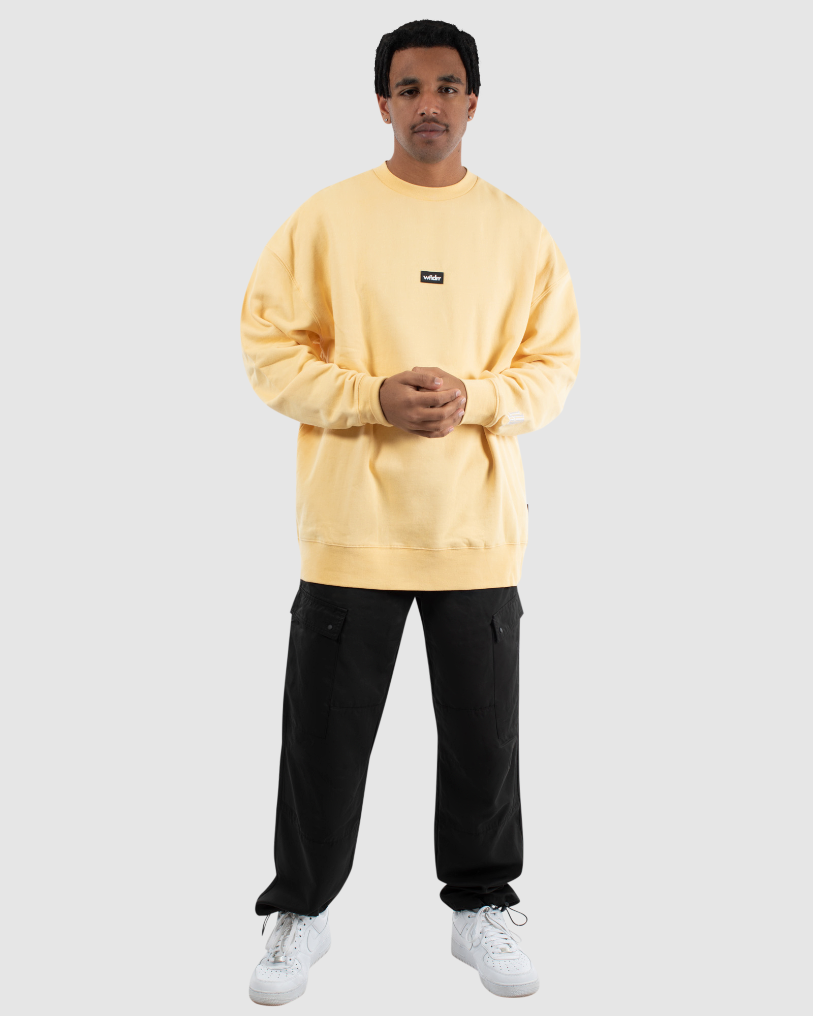 KINGSLAND CREW SWEAT - SUN YELLOW