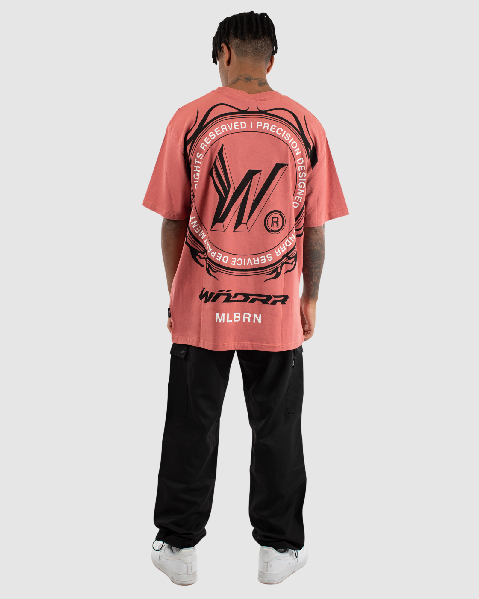 REPEAT BOX FIT TEE - MELON
