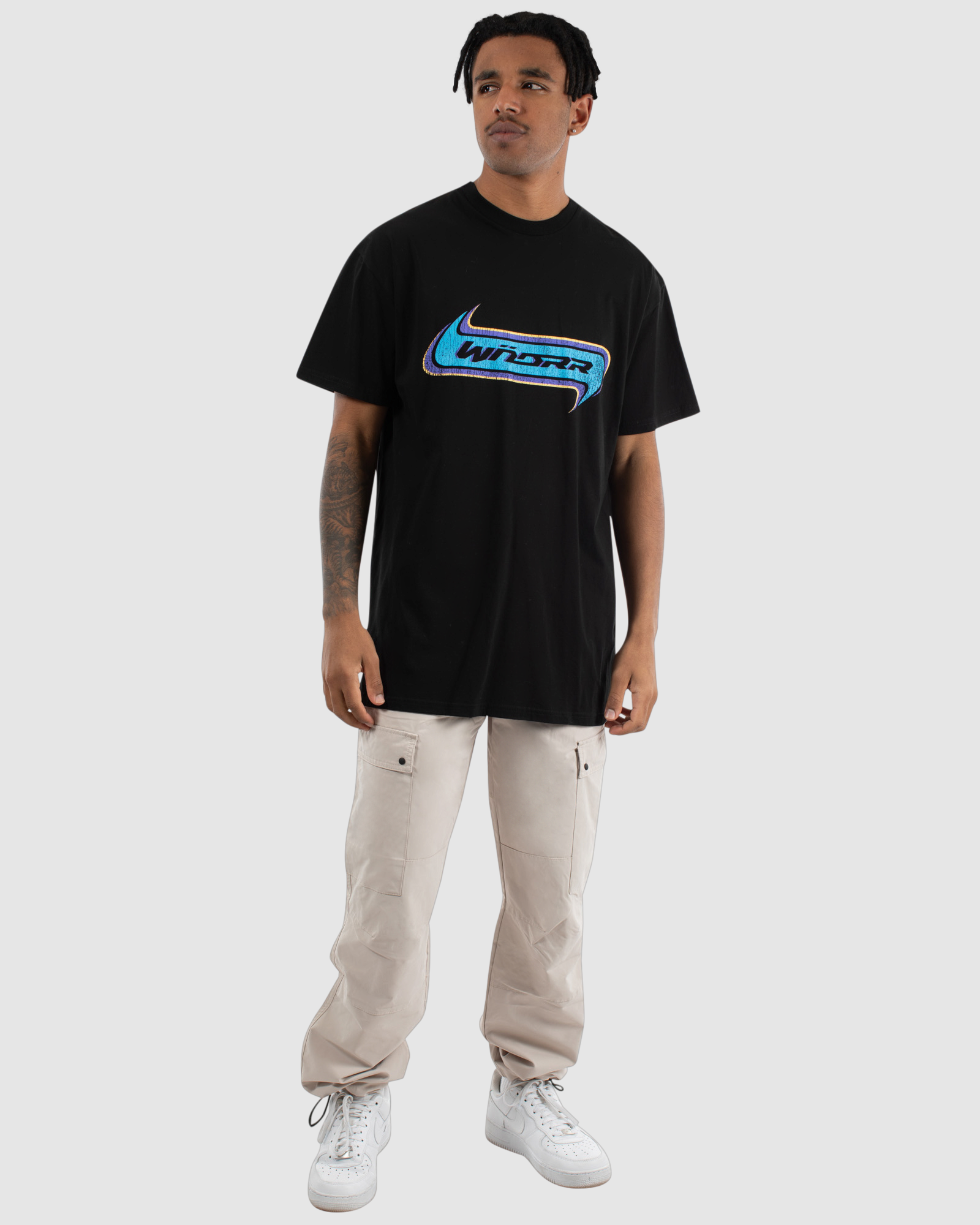 STRIDER CUSTOM FIT TEE - BLACK