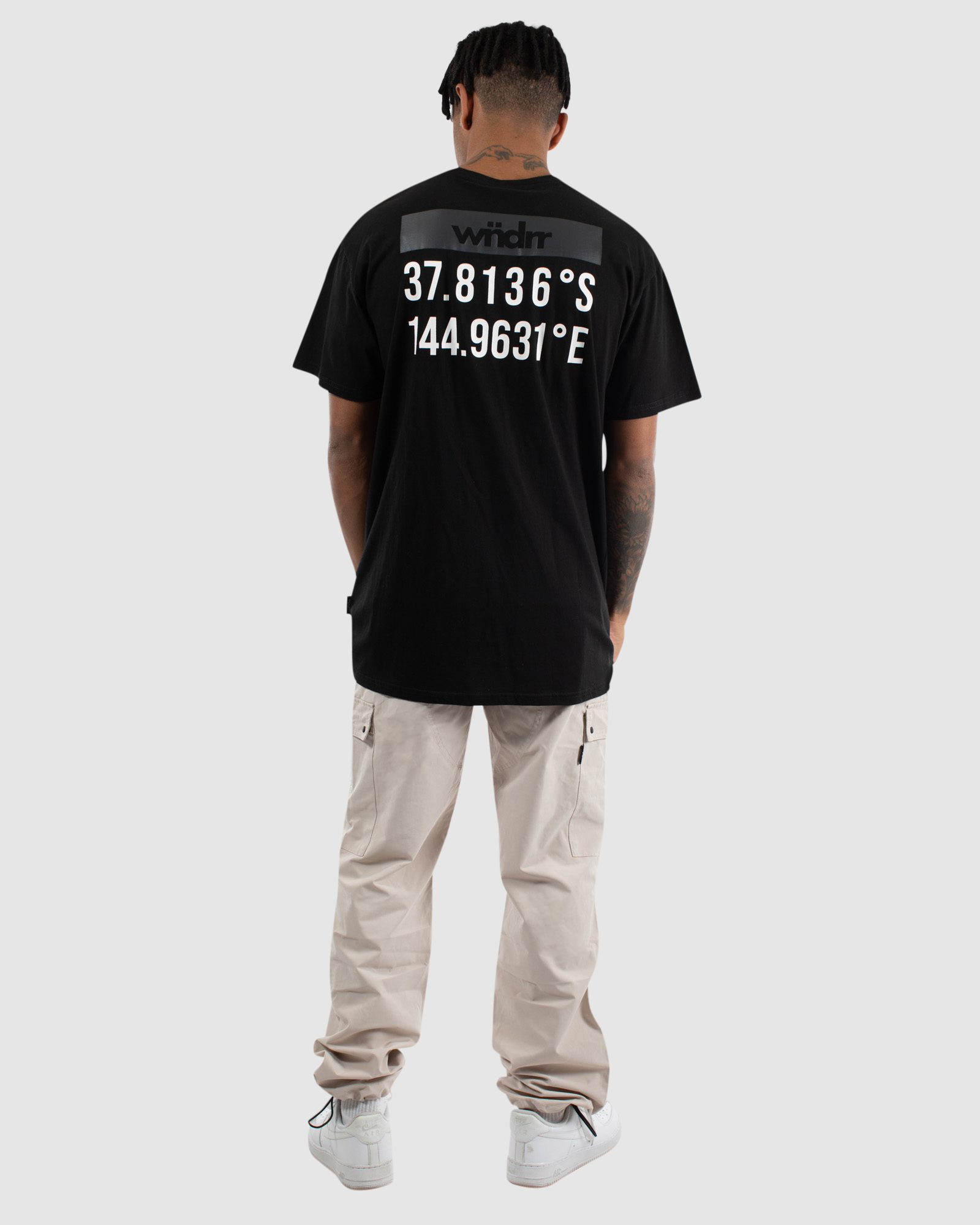 COMPASS CUSTOM FIT TEE - BLACK