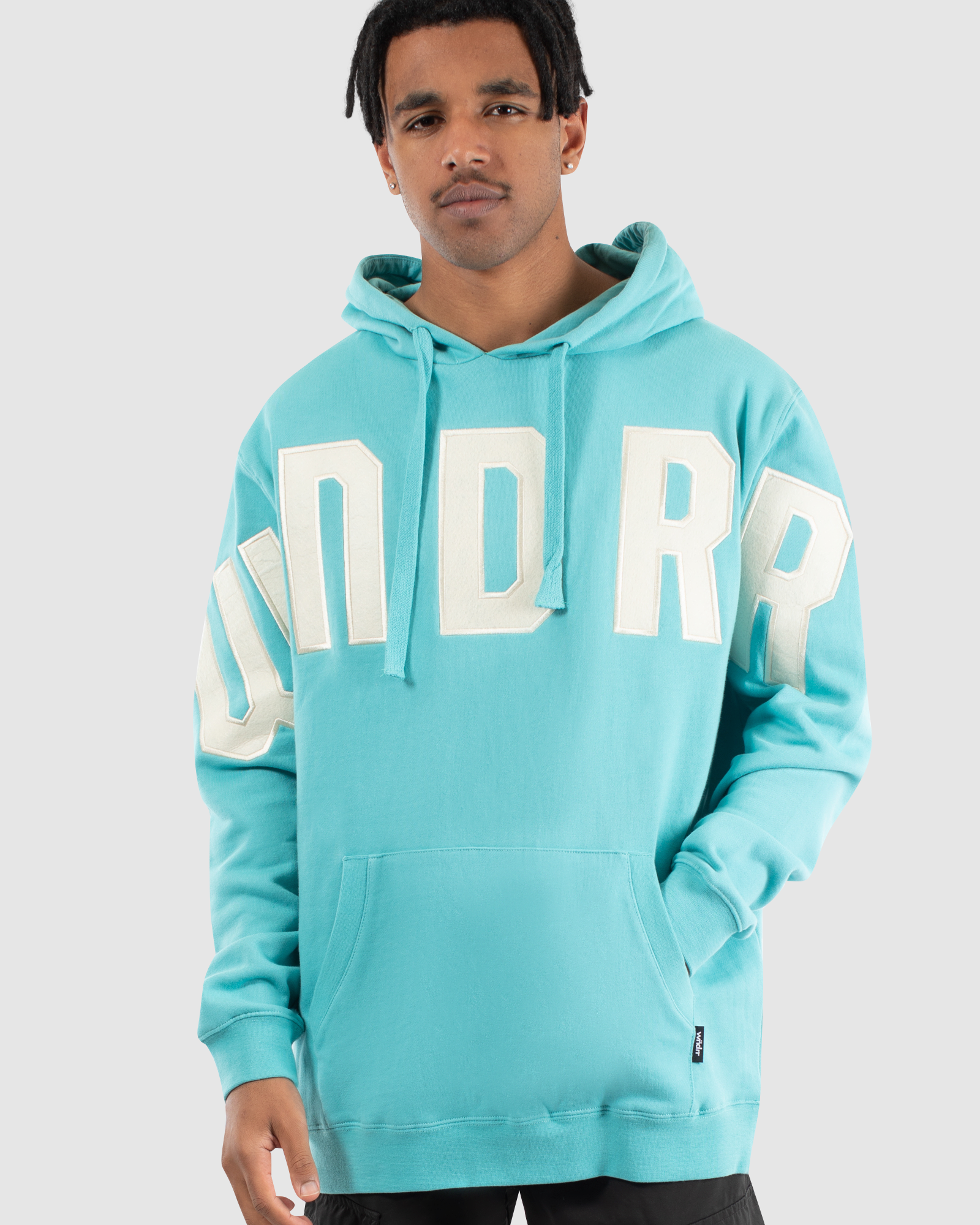 BARRICADE HOOD SWEAT - TEAL