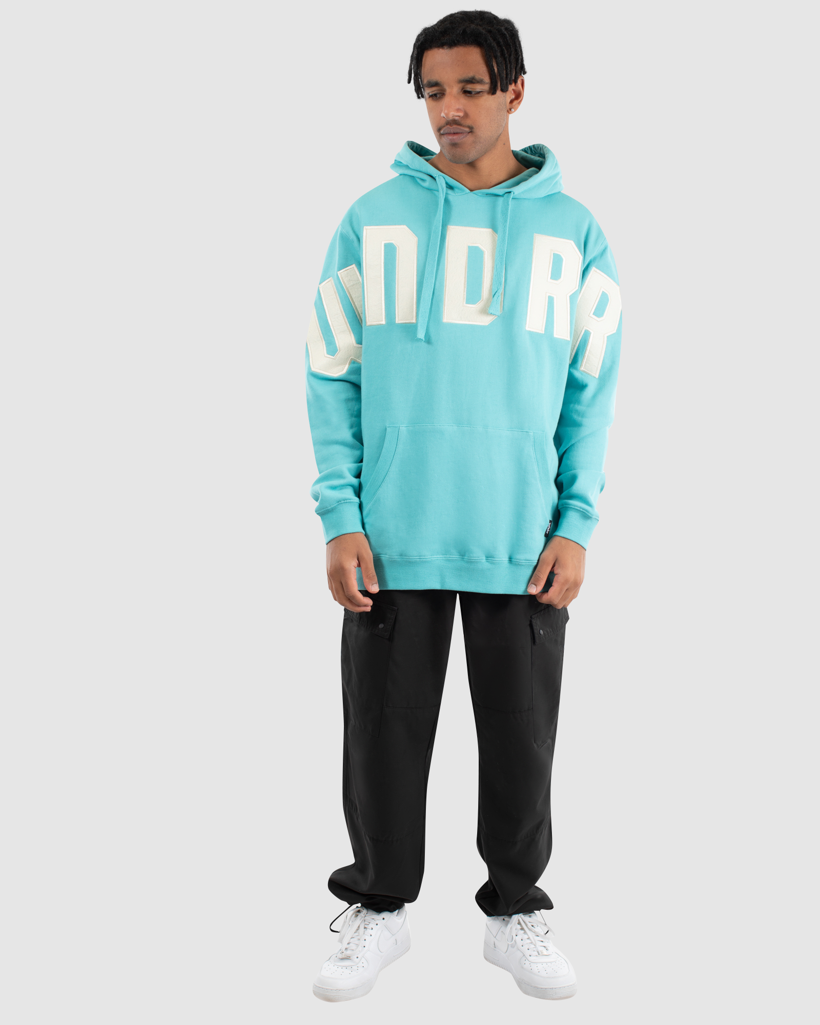 BARRICADE HOOD SWEAT - TEAL