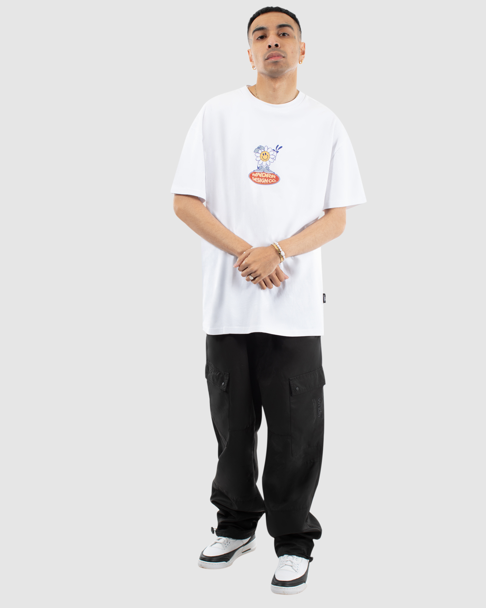 FLOWER BOY BOX FIT TEE - WHITE