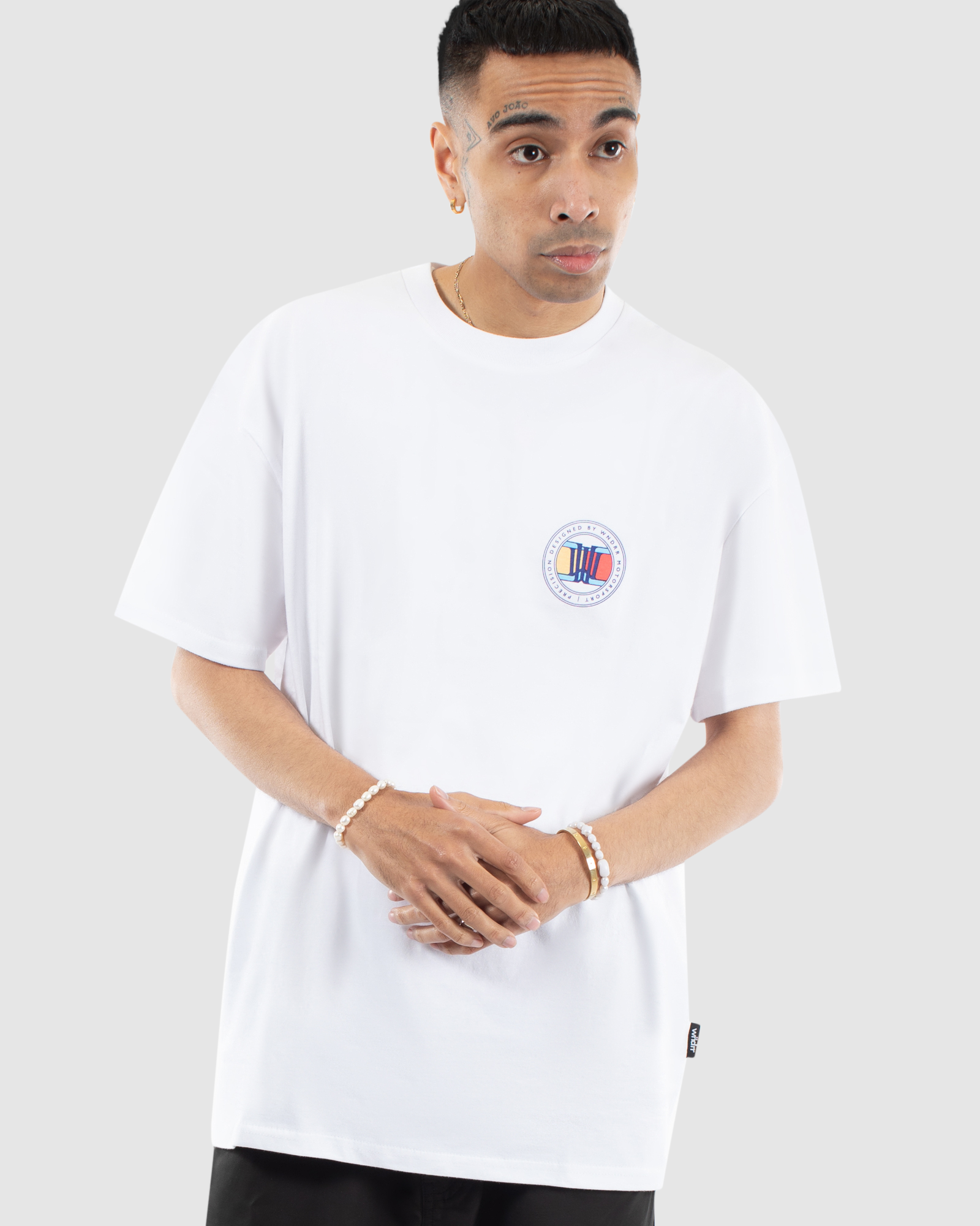 GRAN SPORT BOX FIT TEE - WHITE