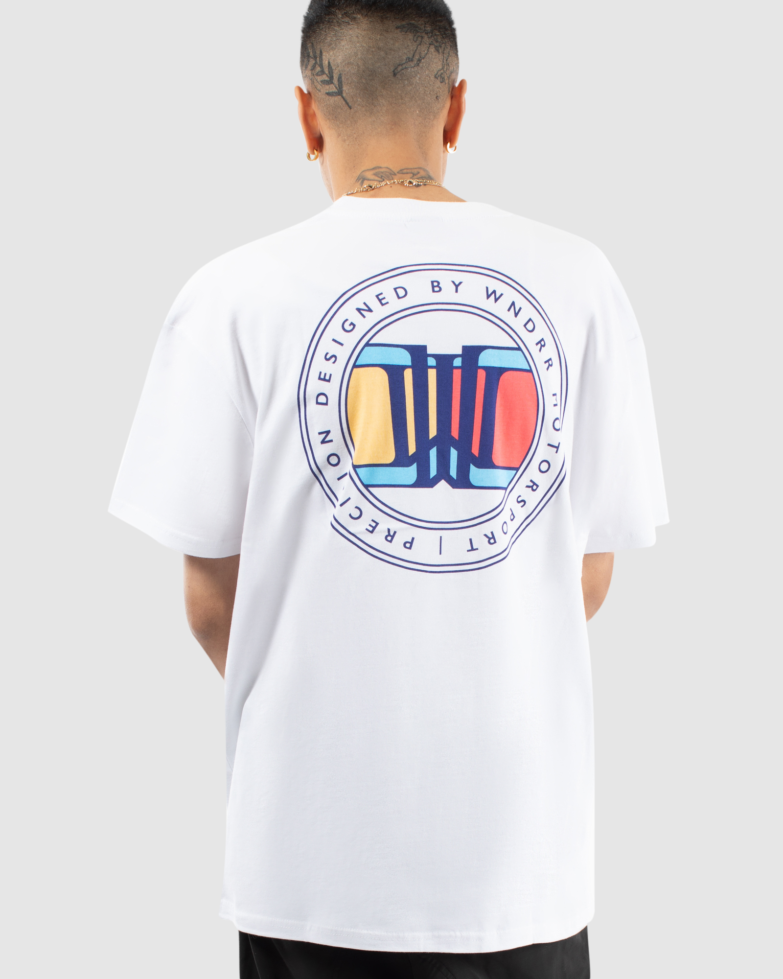 GRAN SPORT BOX FIT TEE - WHITE