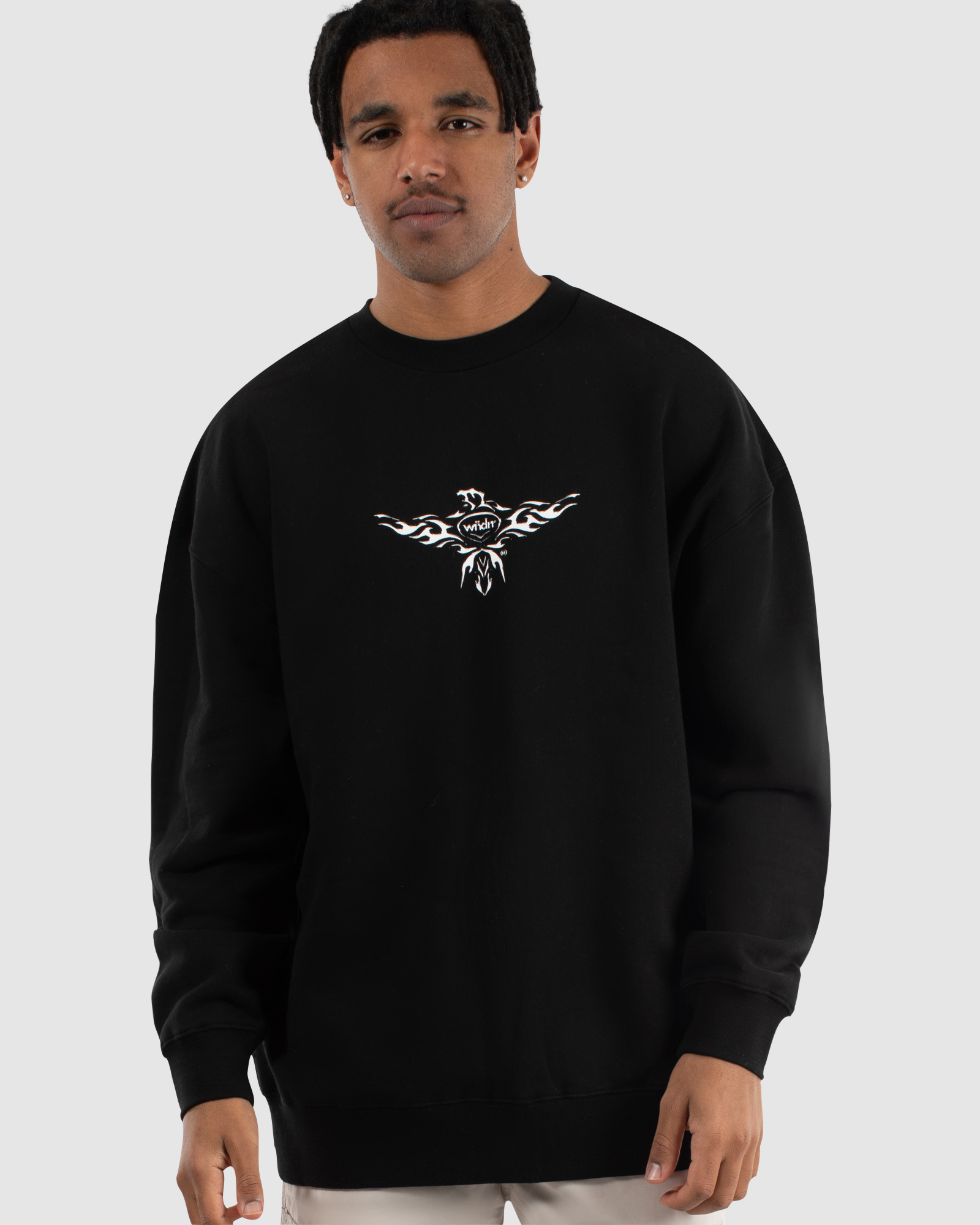 ROC CREW SWEAT - BLACK