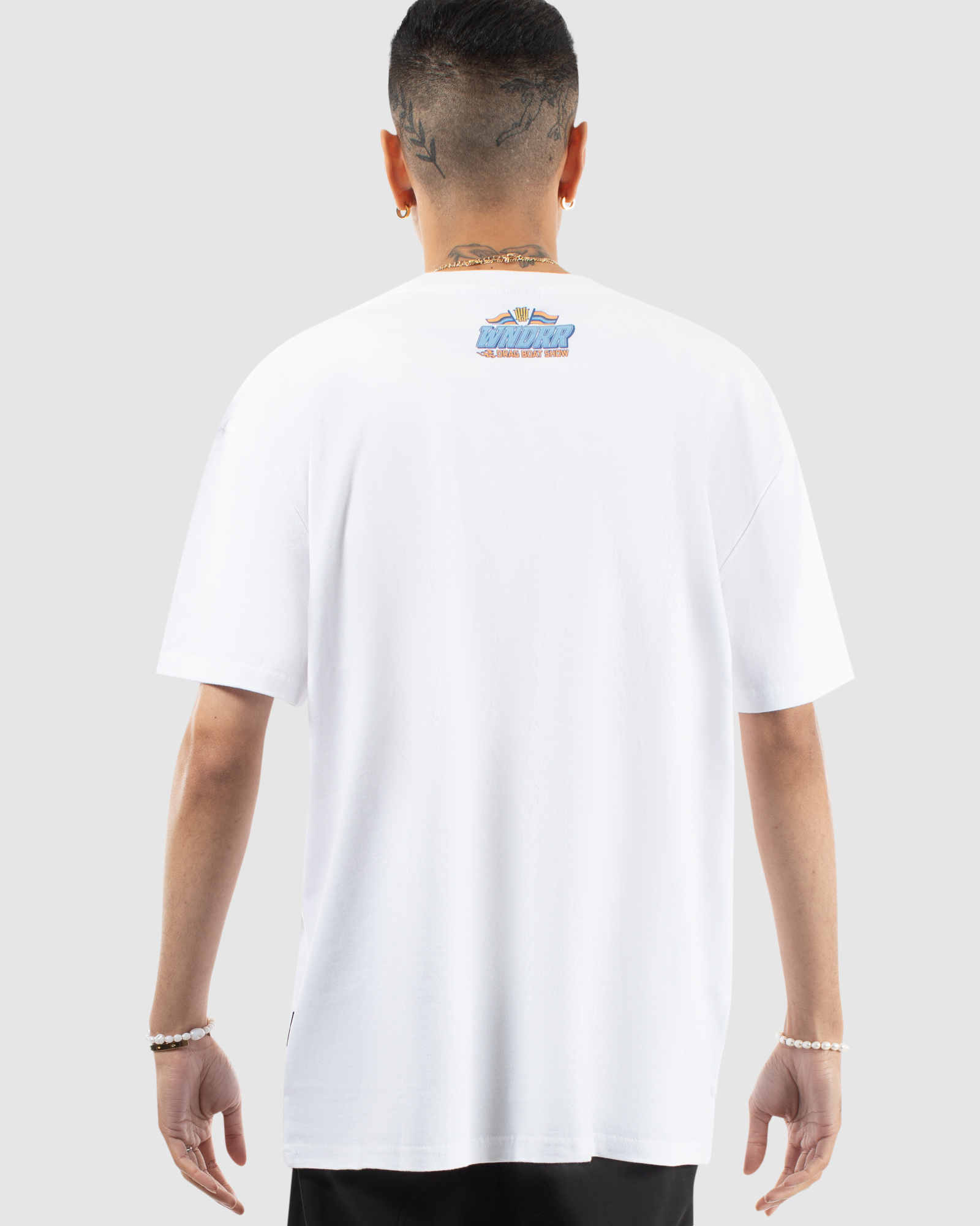 RIVER HOONS BOX FIT TEE - WHITE