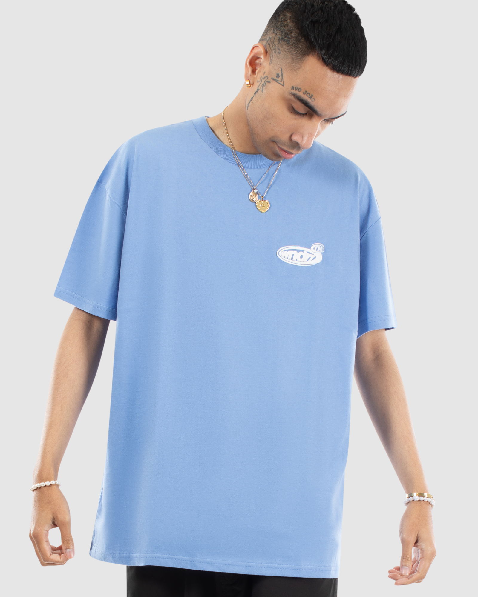REFLEX BOX FIT TEE - AIR BLUE