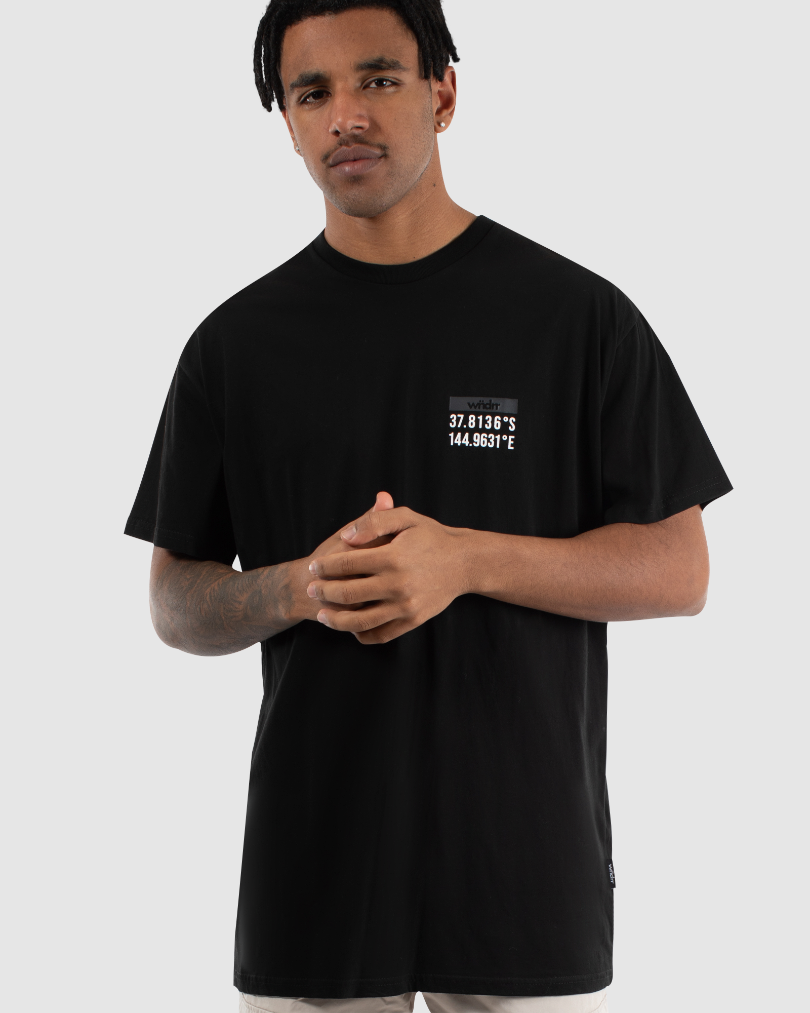 COMPASS CUSTOM FIT TEE - BLACK