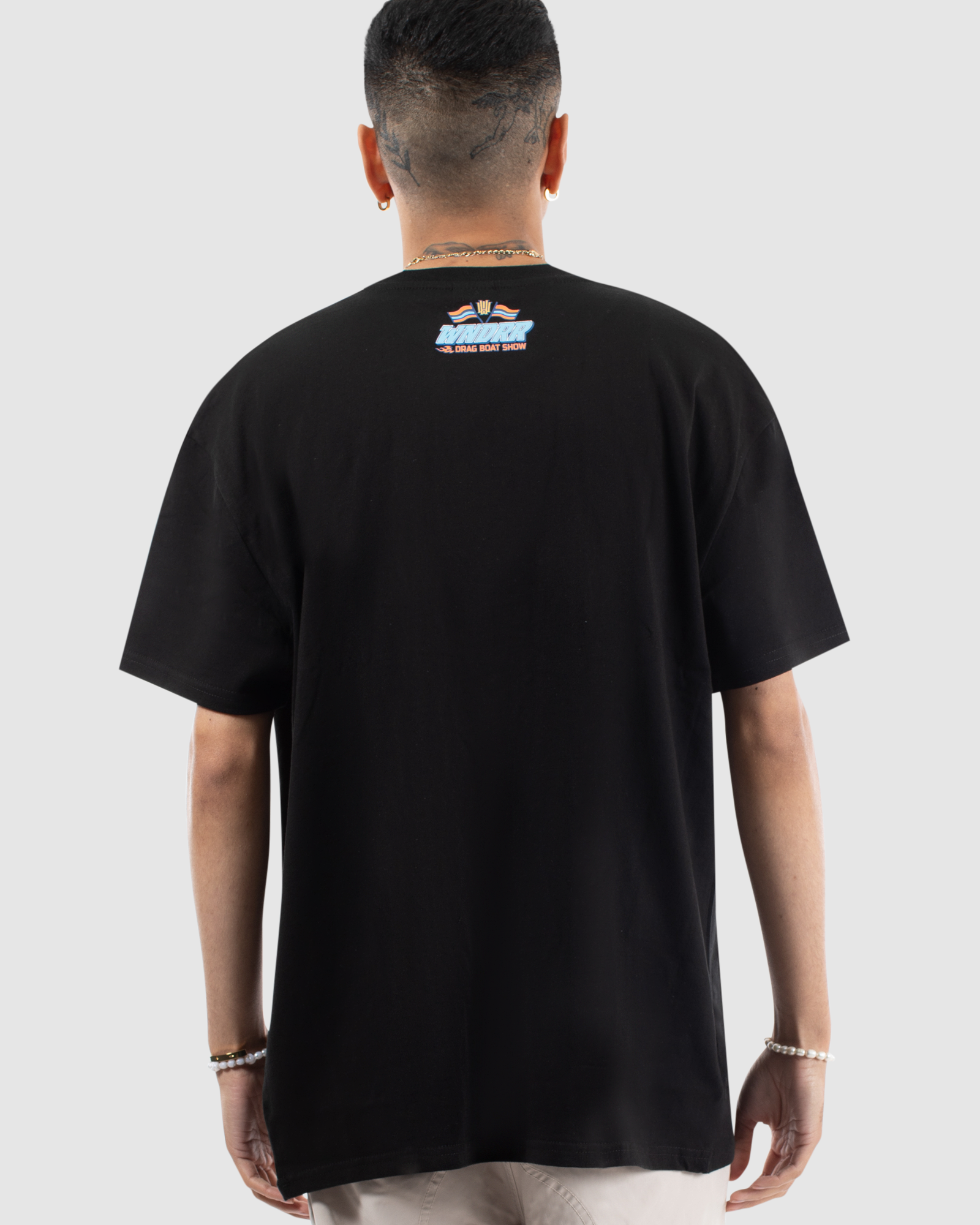 RIVER HOONS BOX FIT TEE - BLACK