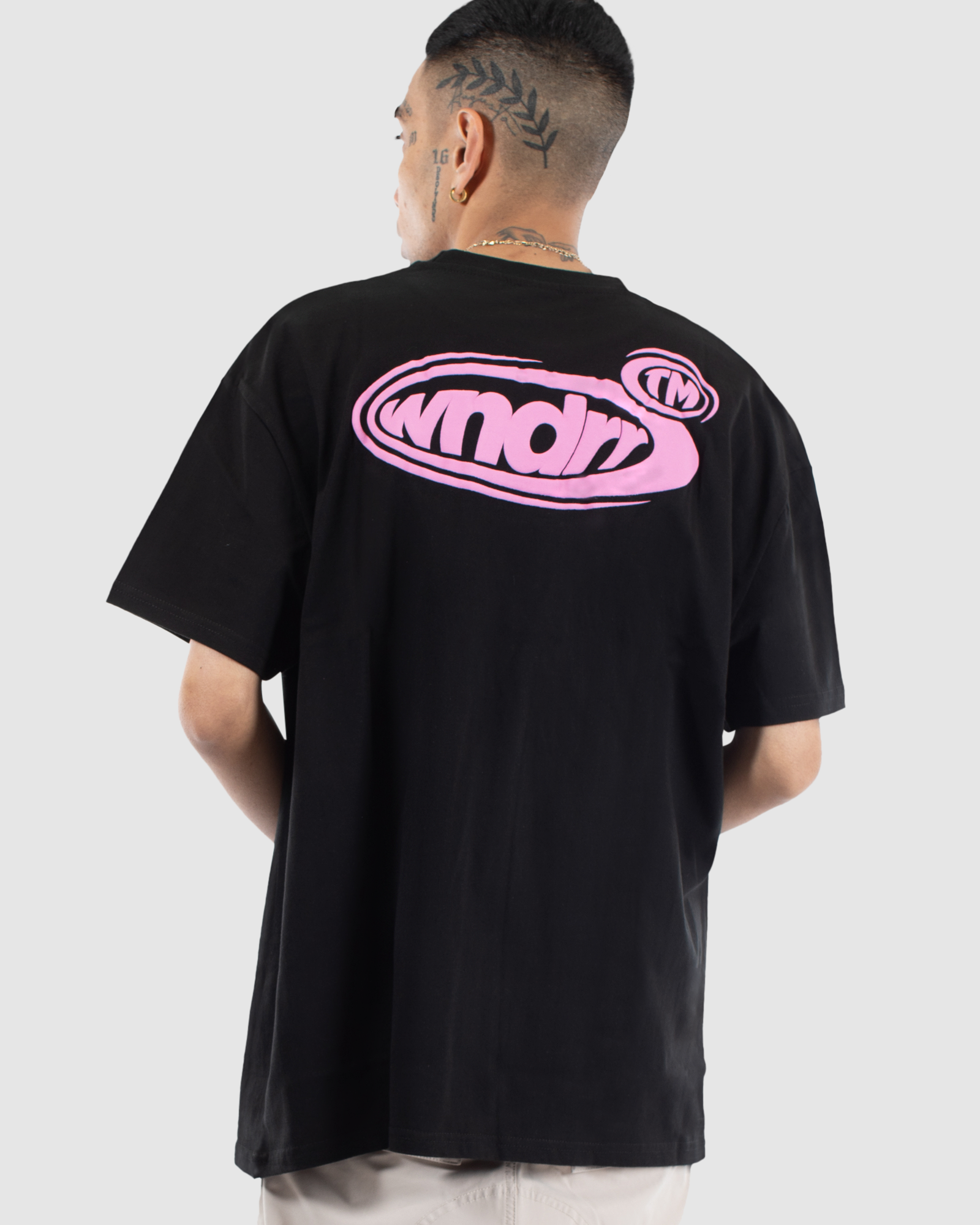 REFLEX BOX FIT TEE - BLACK