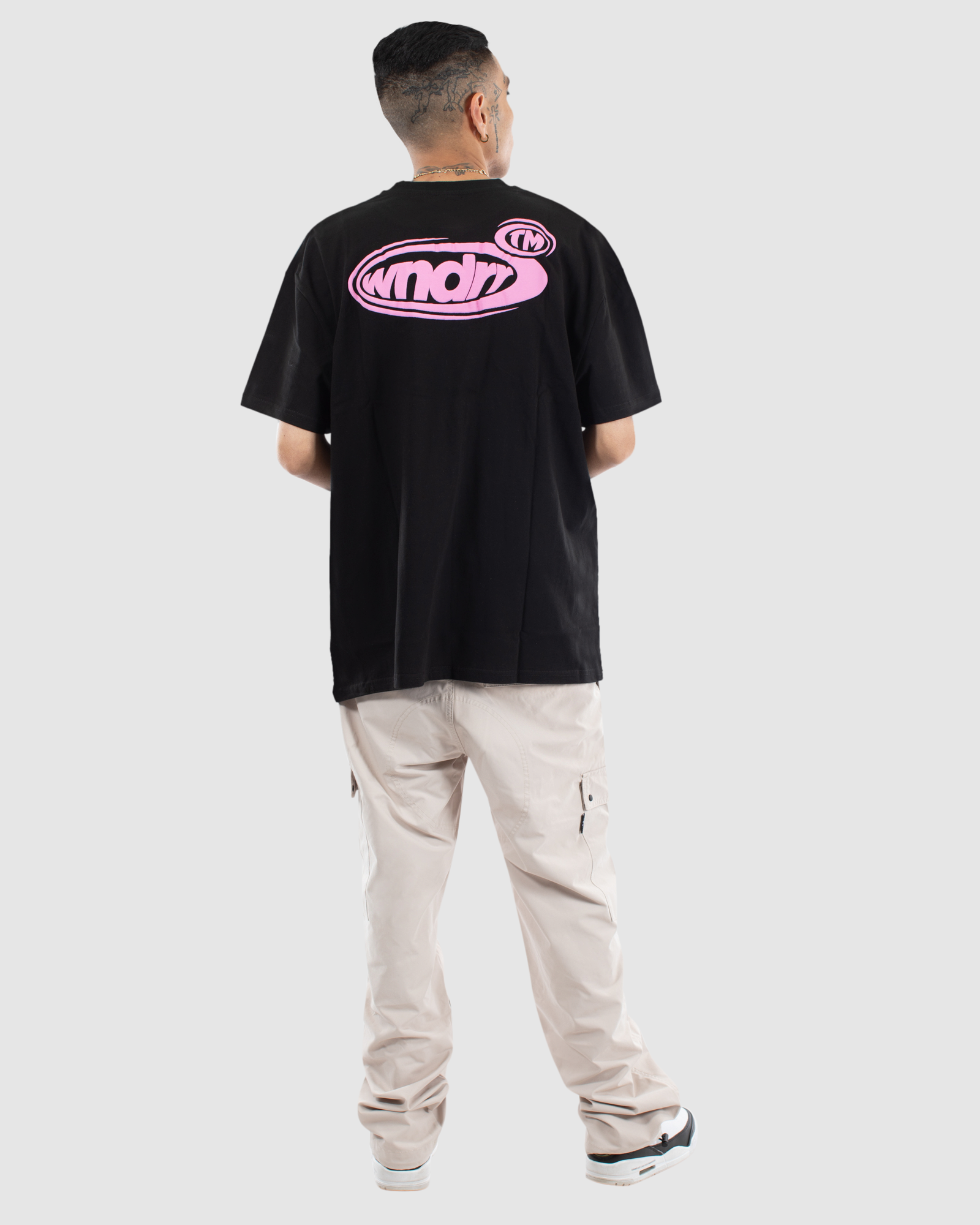REFLEX BOX FIT TEE - BLACK