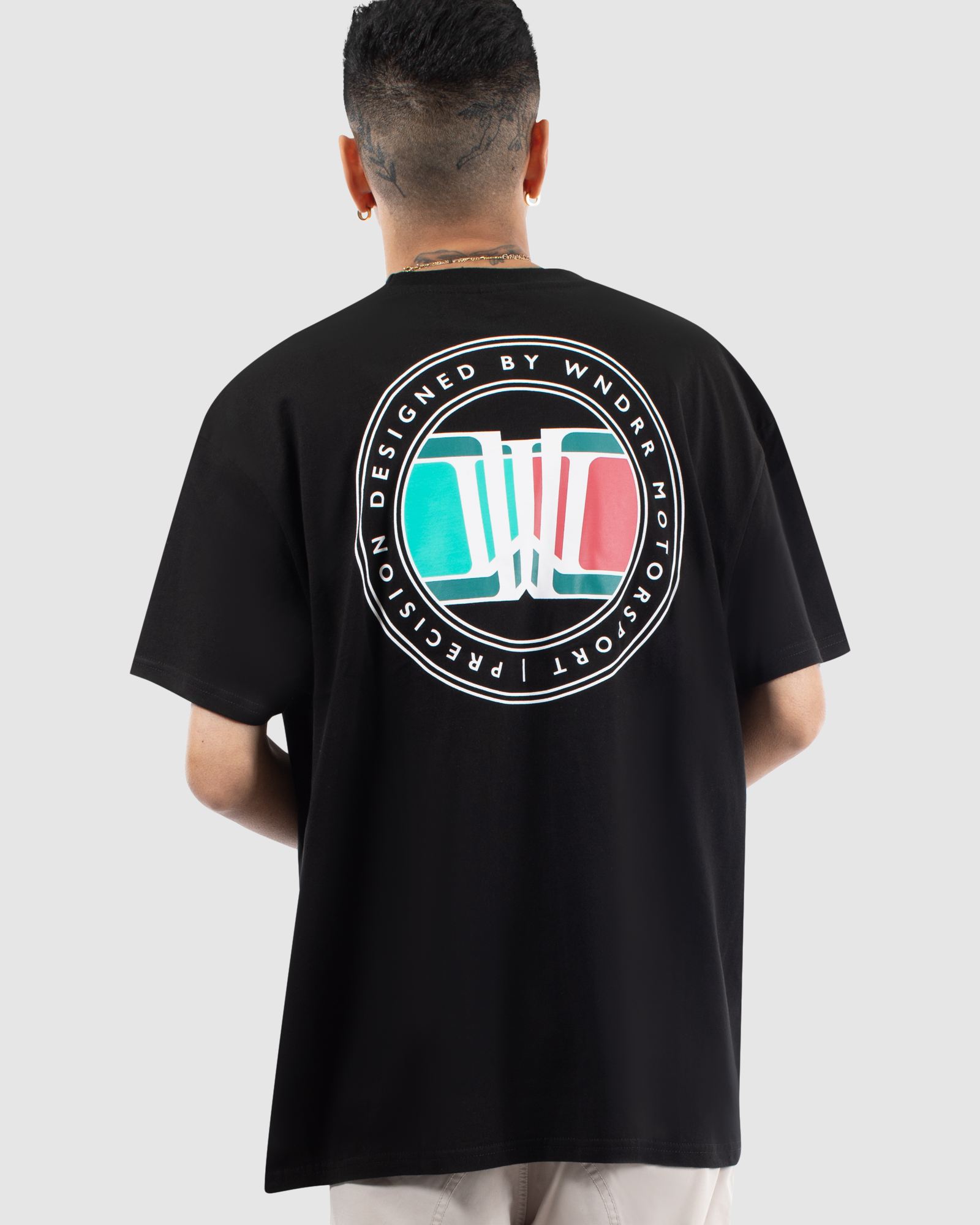 GRAN SPORT BOX FIT TEE - BLACK
