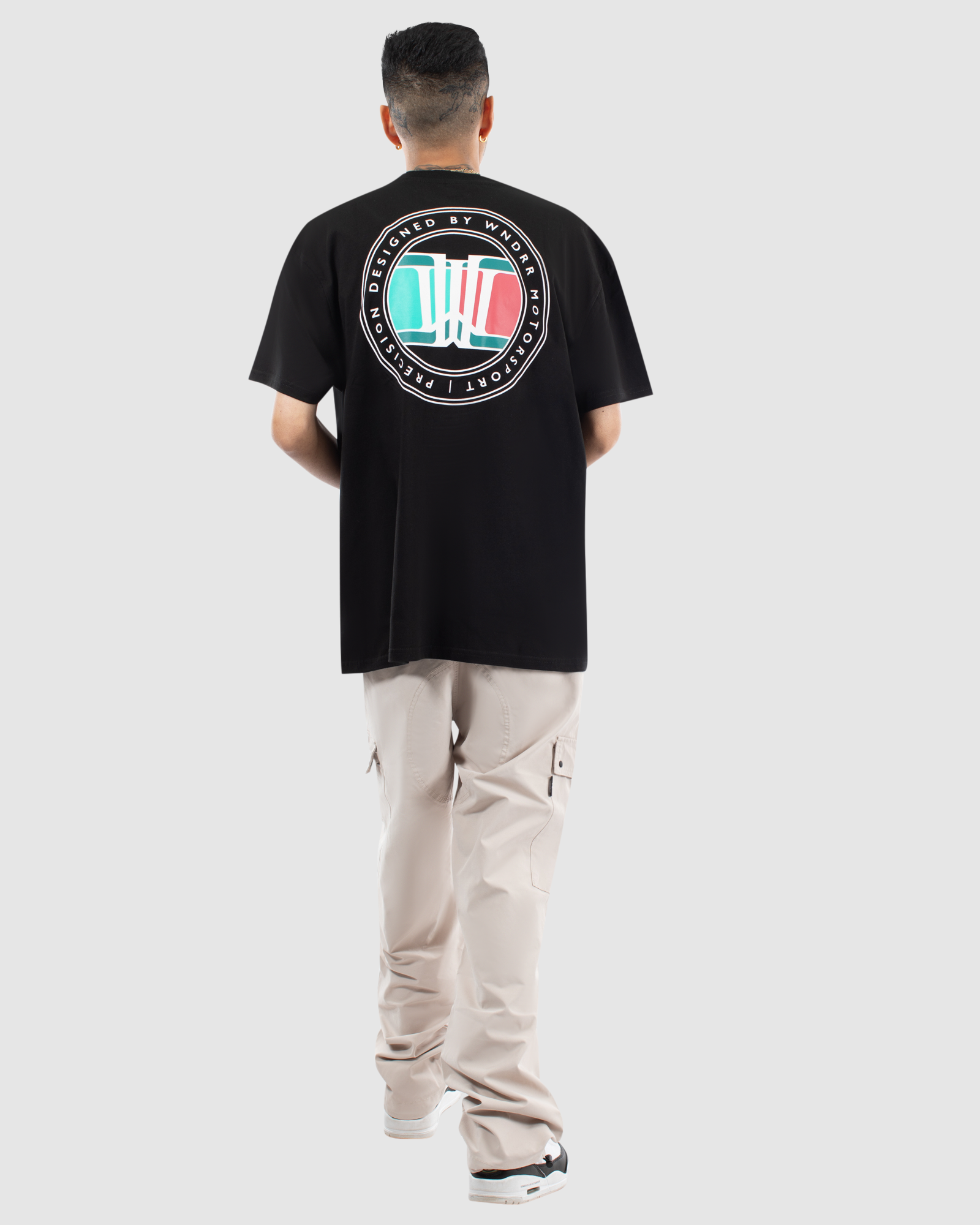 GRAN SPORT BOX FIT TEE - BLACK
