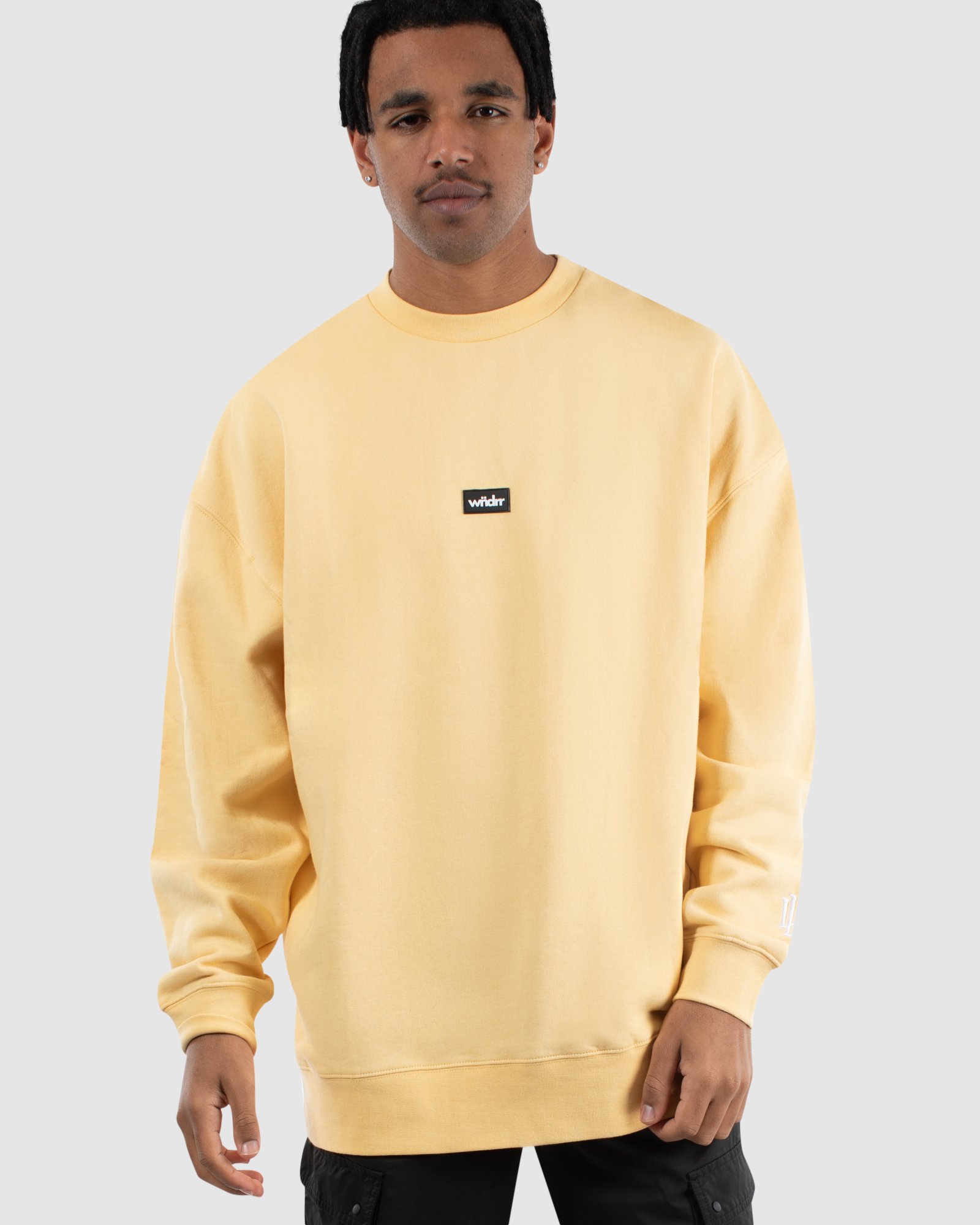 KINGSLAND CREW SWEAT - SUN YELLOW
